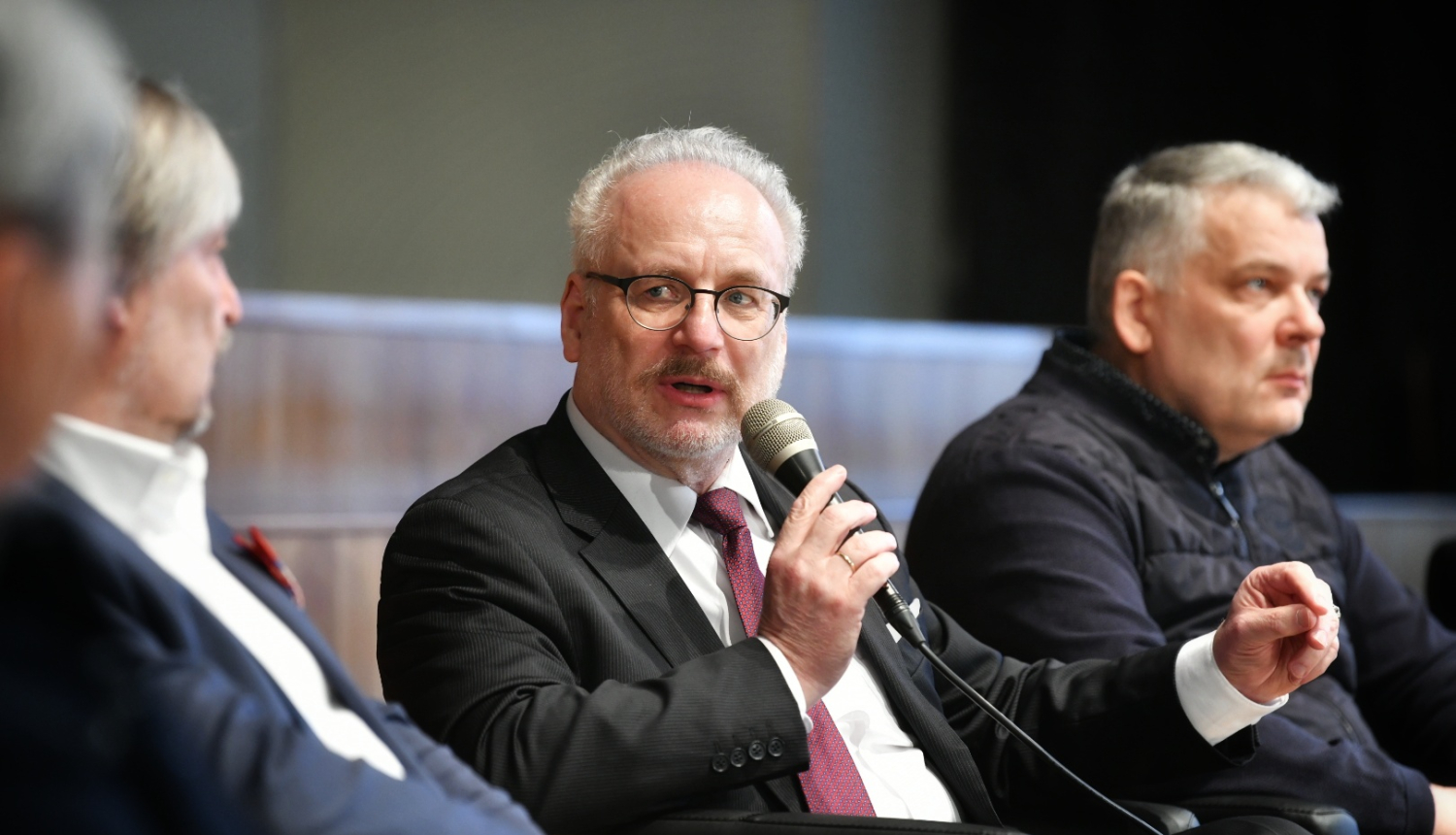 07.03.2023. Valsts prezidents Egils Levits un Andra Levite dodas uz Limbažu novadu. Diskusija par vēlētām iedzīvotāju padomēm. Autors: Ilmārs Znotiņš, Valsts prezidenta kanceleja.