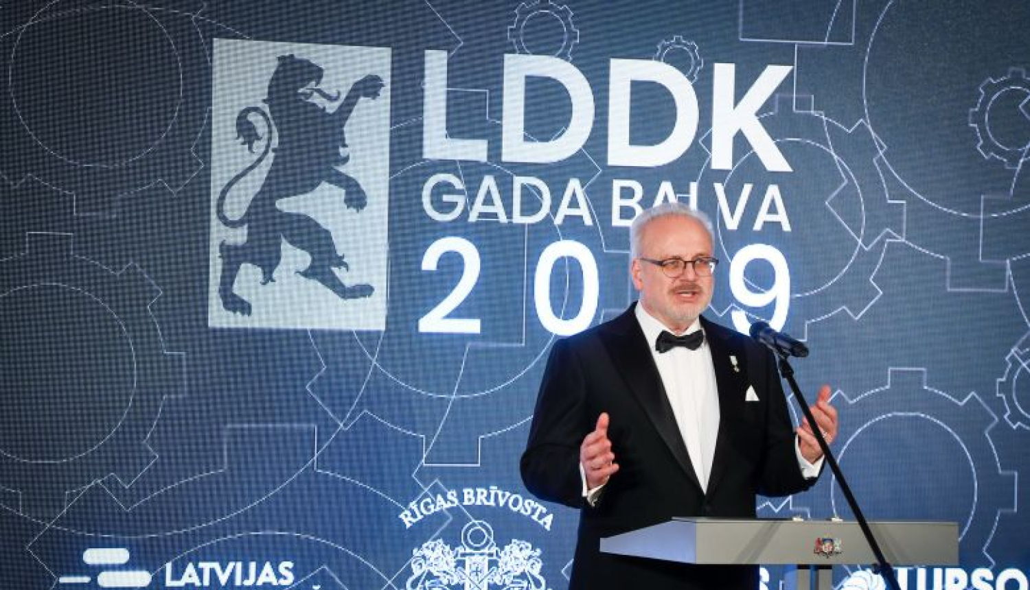 Valsts prezidenta Egila Levita uzruna Latvijas Darba devēju konfederācijas Gada balvas pasniegšanas ceremonijā