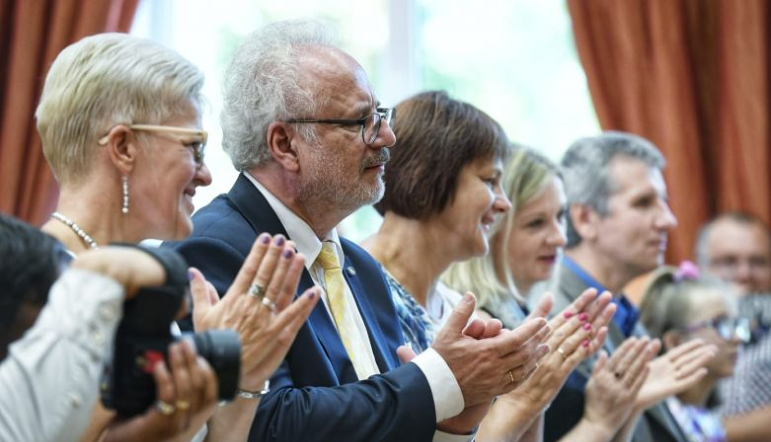 Valsts prezidenta Egila Levita uzruna Zinību dienā Strazdumuižas internātvidusskolā–attīstības centrā vājredzīgiem un neredzīgiem bērniem