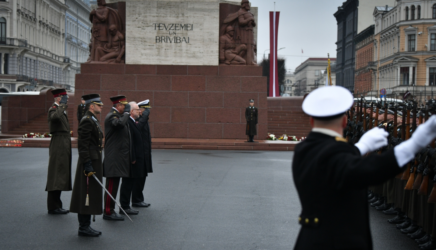 11.11.2022. Valsts prezidents sveic Godasardzes rotu 30. gadadienā. Foto autors: Ilmārs Znotiņš, Valsts prezidenta kanceleja.