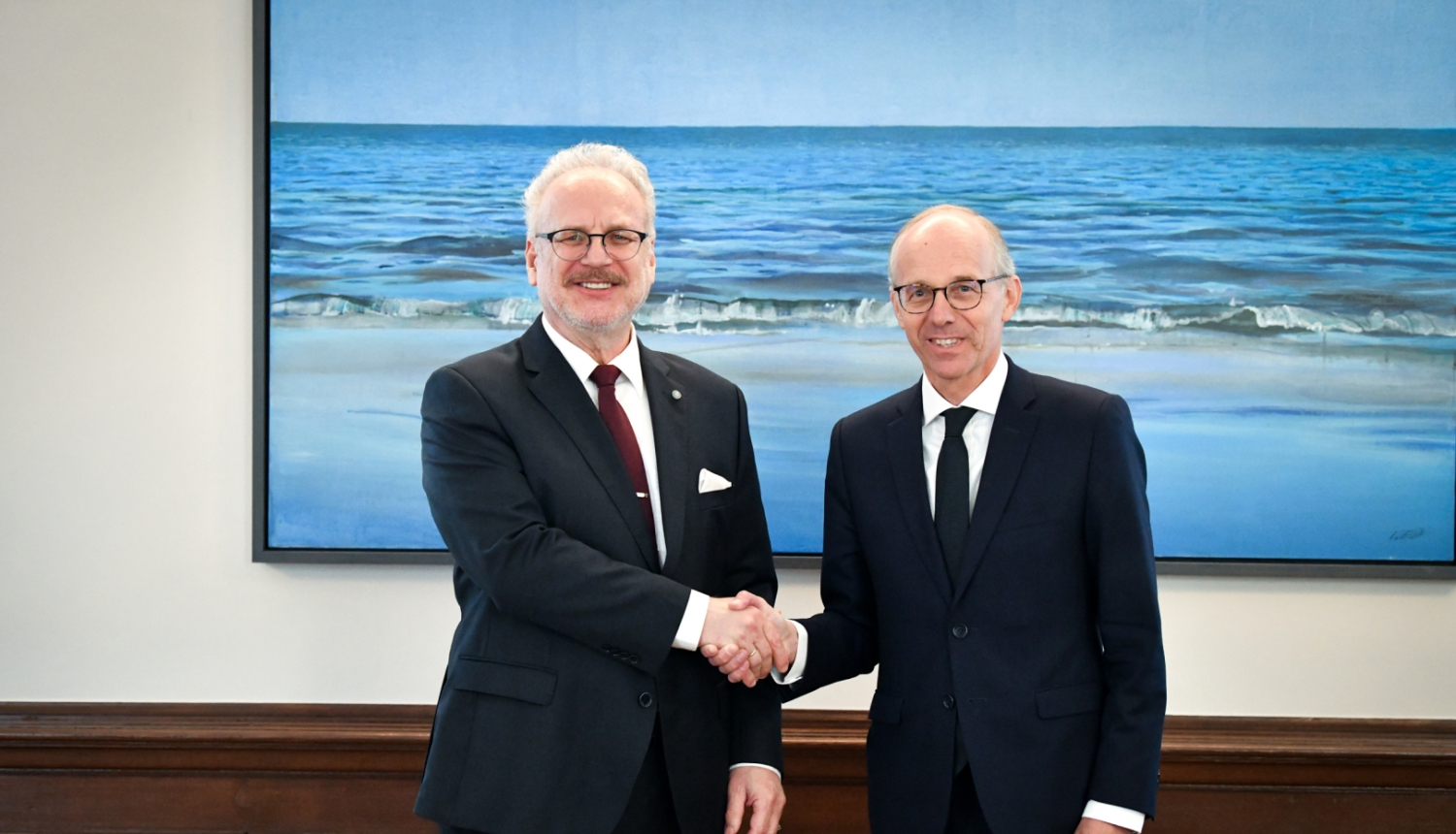 Egils Levits un Luc Frieden