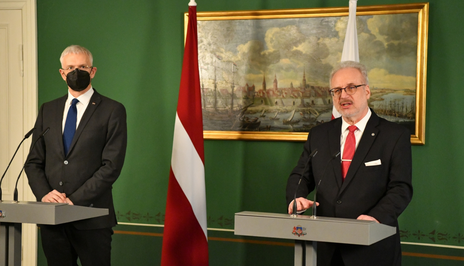 Egils Levits un Krišjānis Kariņš