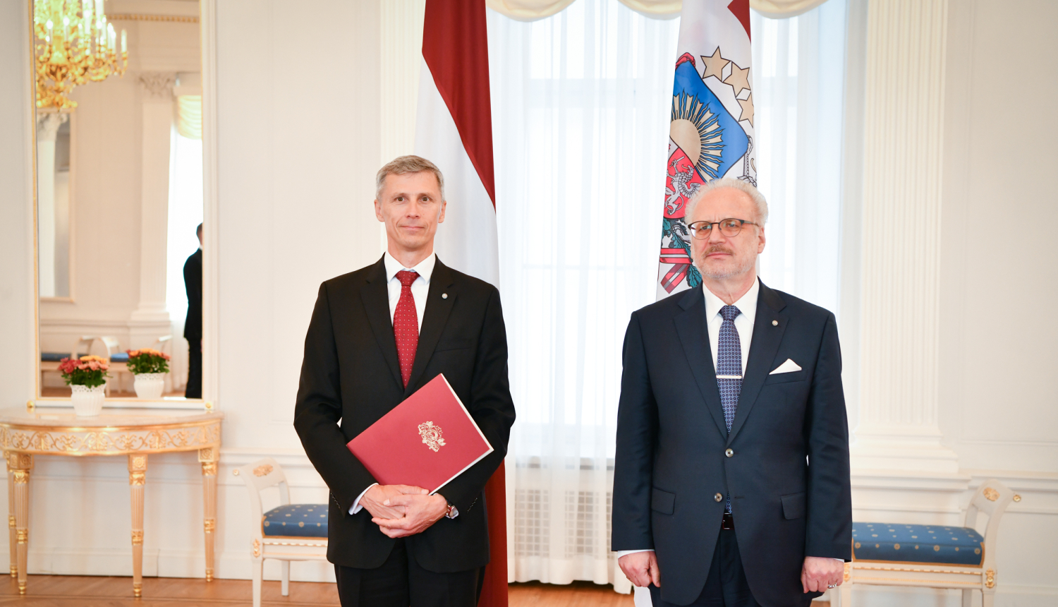 Marģers Krams un Egils Levits