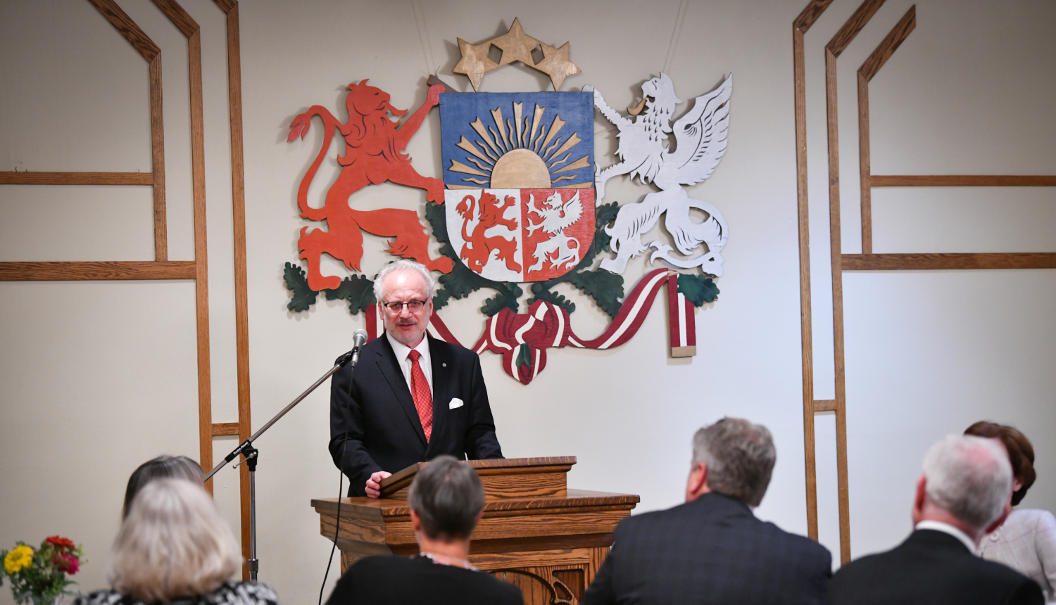 Egils Levits uzrunā Detroitas latviešus