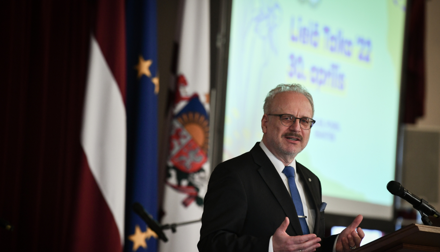 Valsts prezidents piedalās Lielā Talka diskusijā Rīgas pilī 