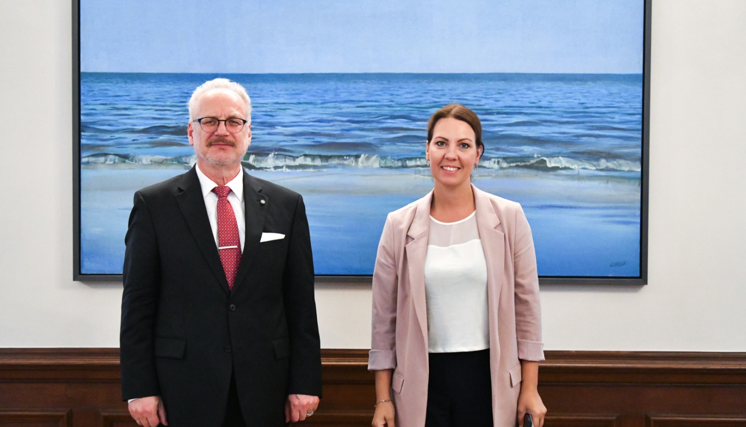 Egils Levits un Anita Muižniece