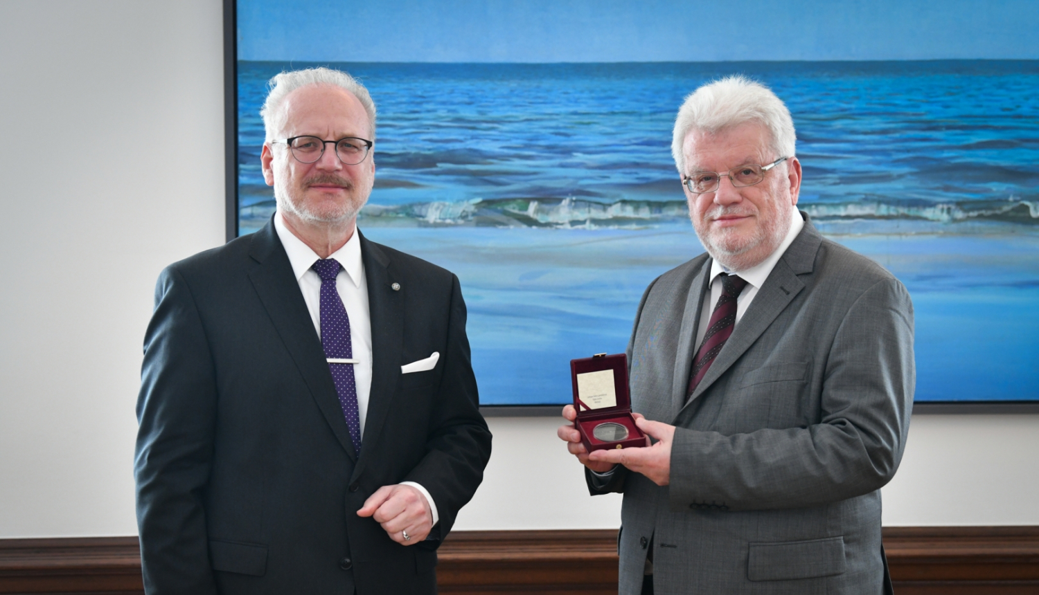 Egils Levits un Gunars Nagels