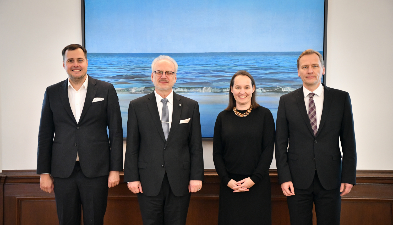 Valsts prezidents Egils Levits un SEPLP dalībnieki