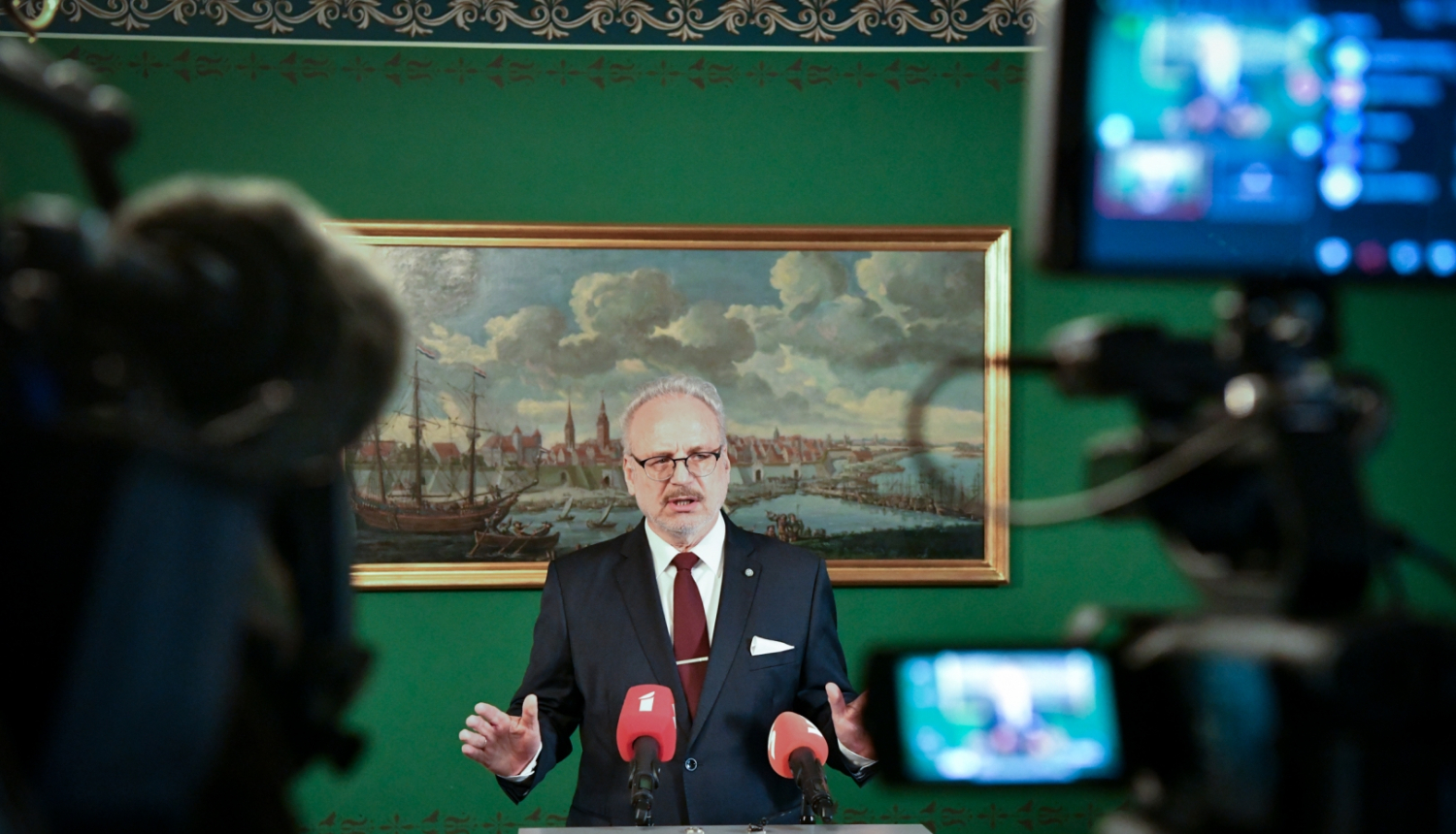 Valsts prezidenta Egila Levita paziņojums medijiem par grozījumiem Latvijas Pareizticīgās Baznīcas likumā 2022. gada 5. septembrī