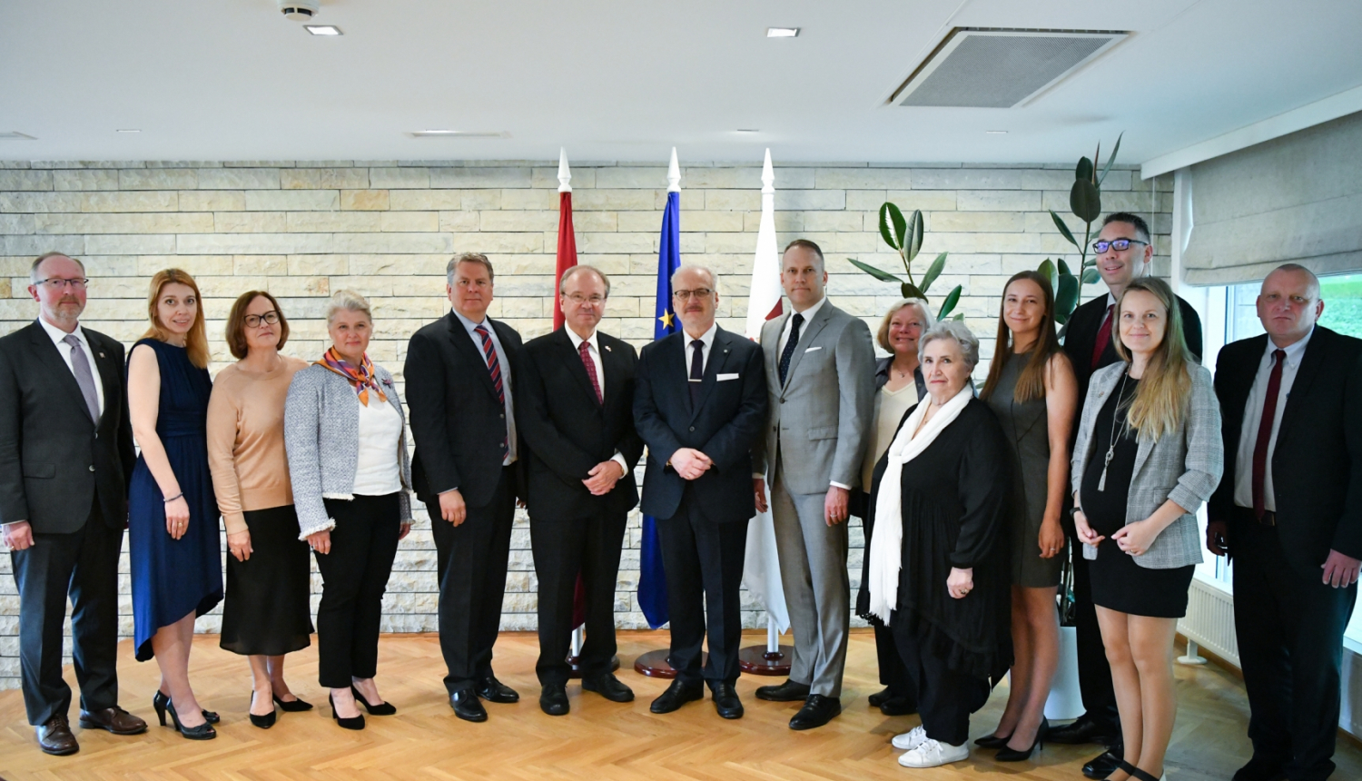 Valsts prezidents Egils Levits tiekas ar PBLA valdes pārstāvjiem