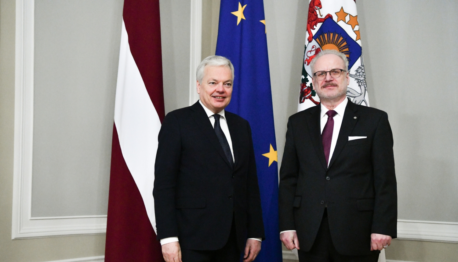 Didjē Reinderss un Egils Levits