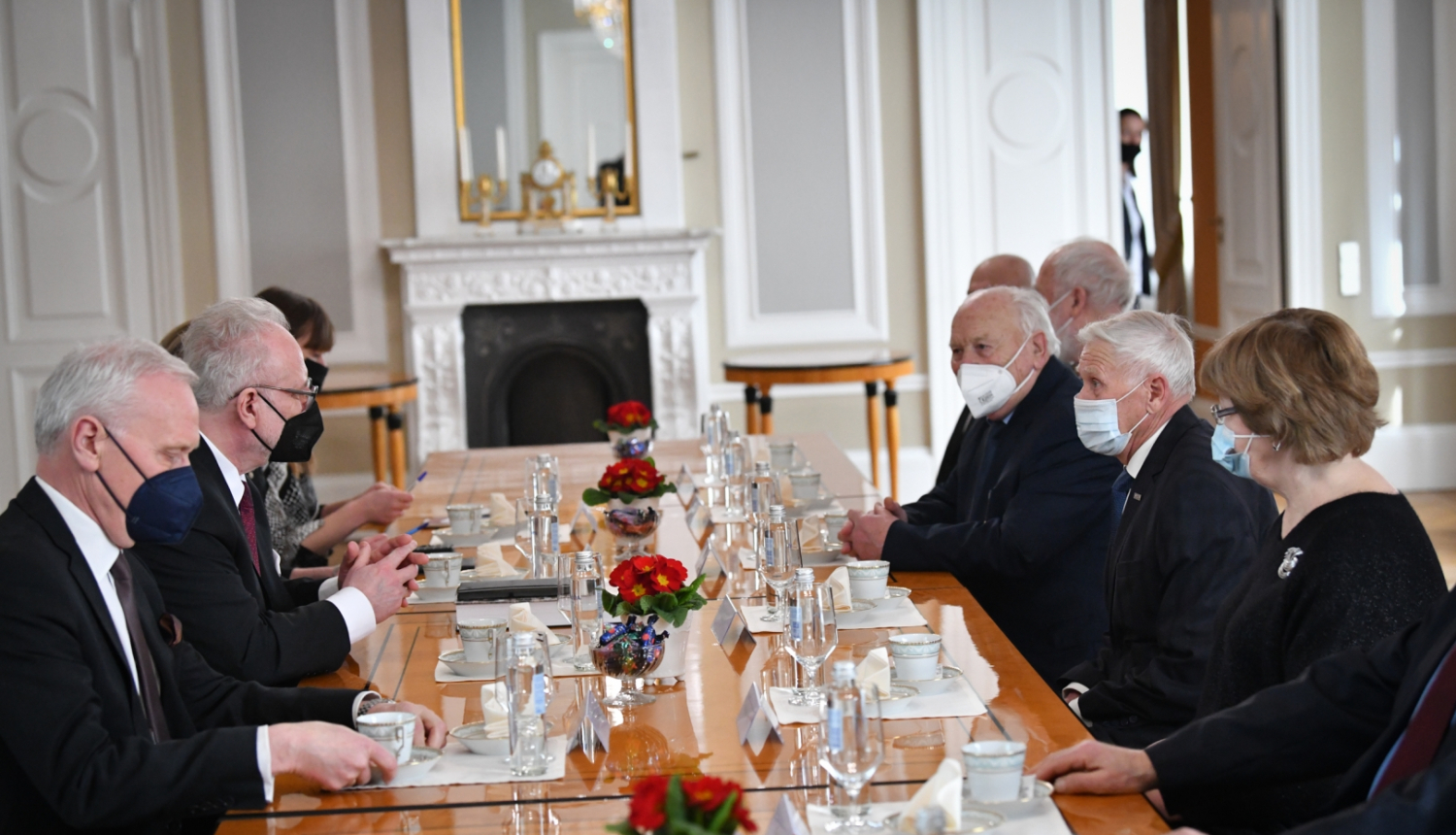 Valsts prezidents tikās ar biedrības “Latvijas Politiski represēto apvienība” pārstāvjiem