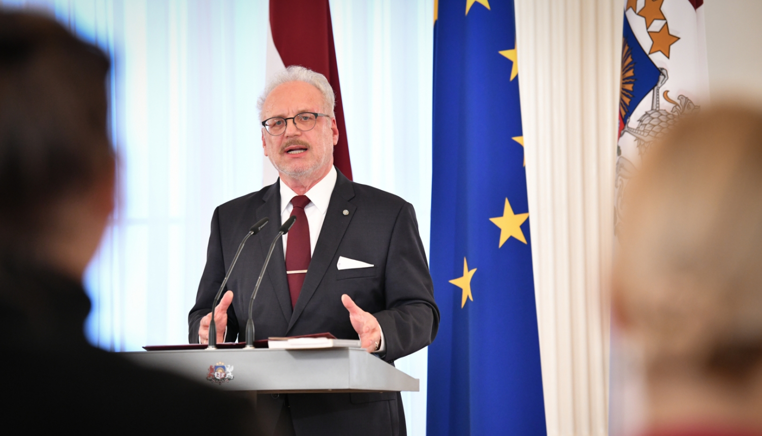 Valsts prezidents Egils Levits diskusijā “Viedoklim par neaizskaramo Satversmes kodolu – 10 gadu”