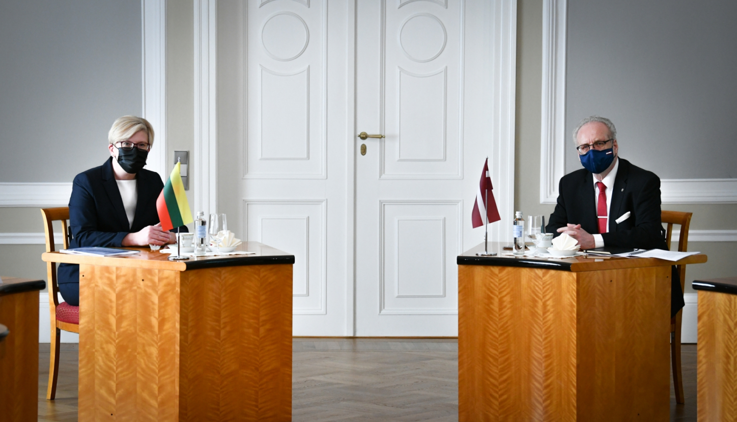 Ingrīda Šimonīte un Egils Levits