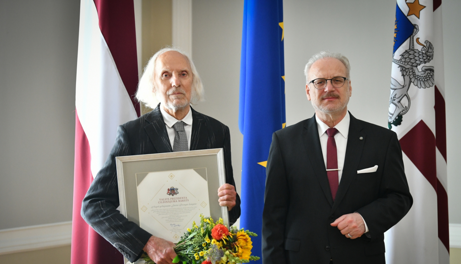 Juris Strenga un Egils Levits