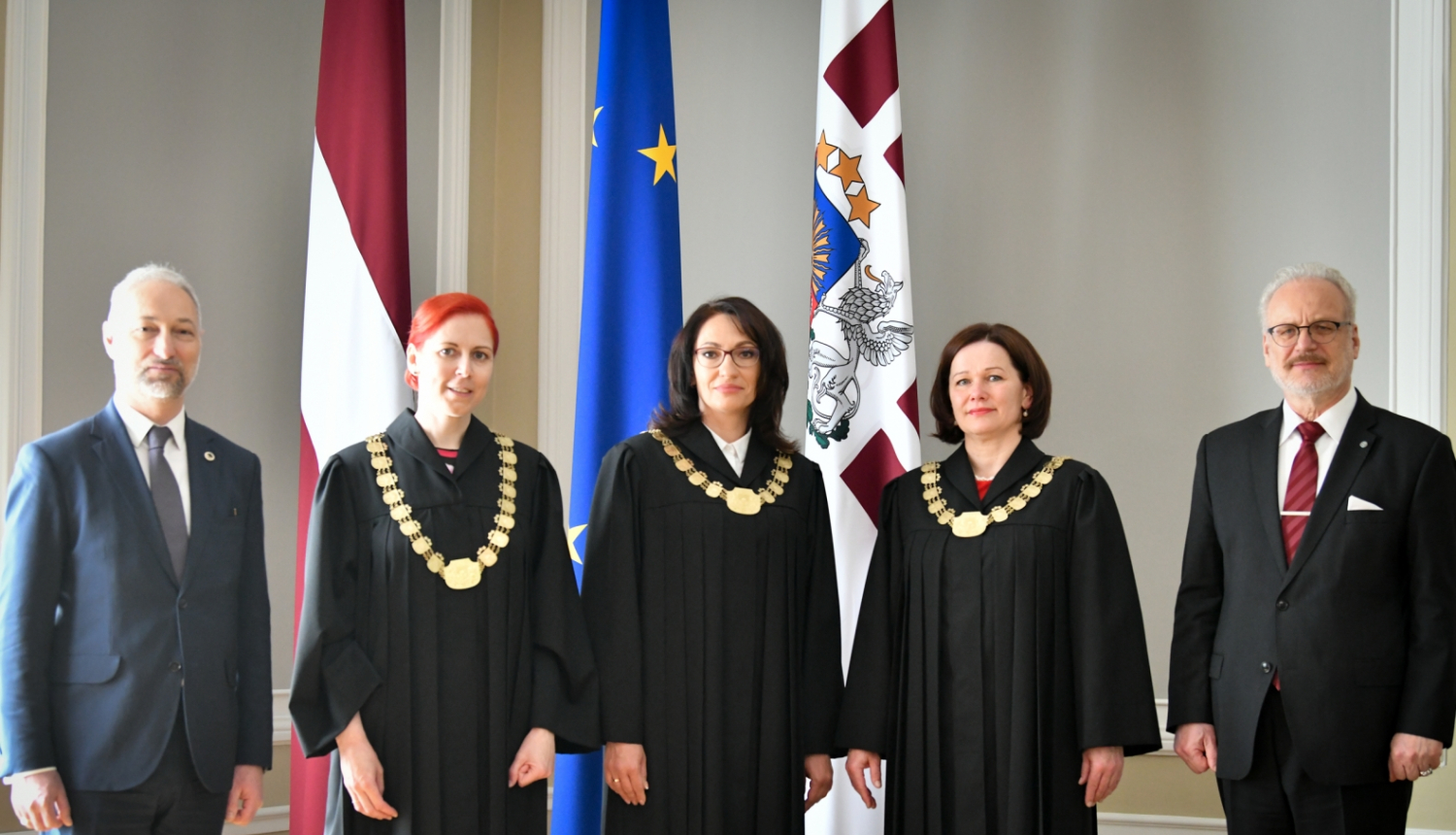 Jānis Bordāns, Lienīte Meldriņa, Renāte Vernuša, Evita Kaužēna, Egils Levits