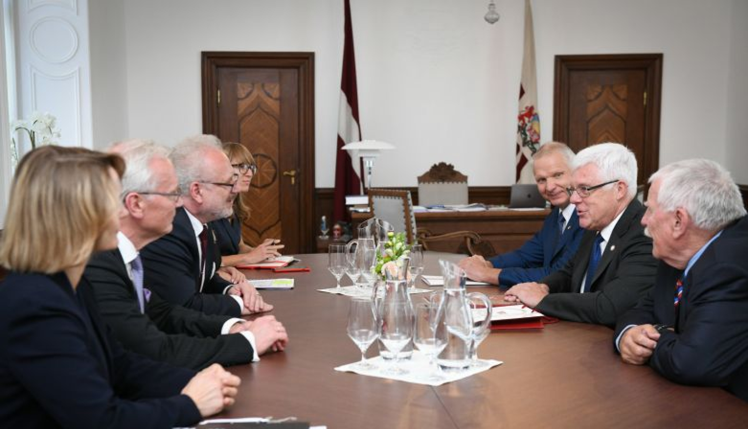 Valsts prezidents ar Latvijas Olimpisko komiteju pārrunā sporta aktualitātes Latvijā