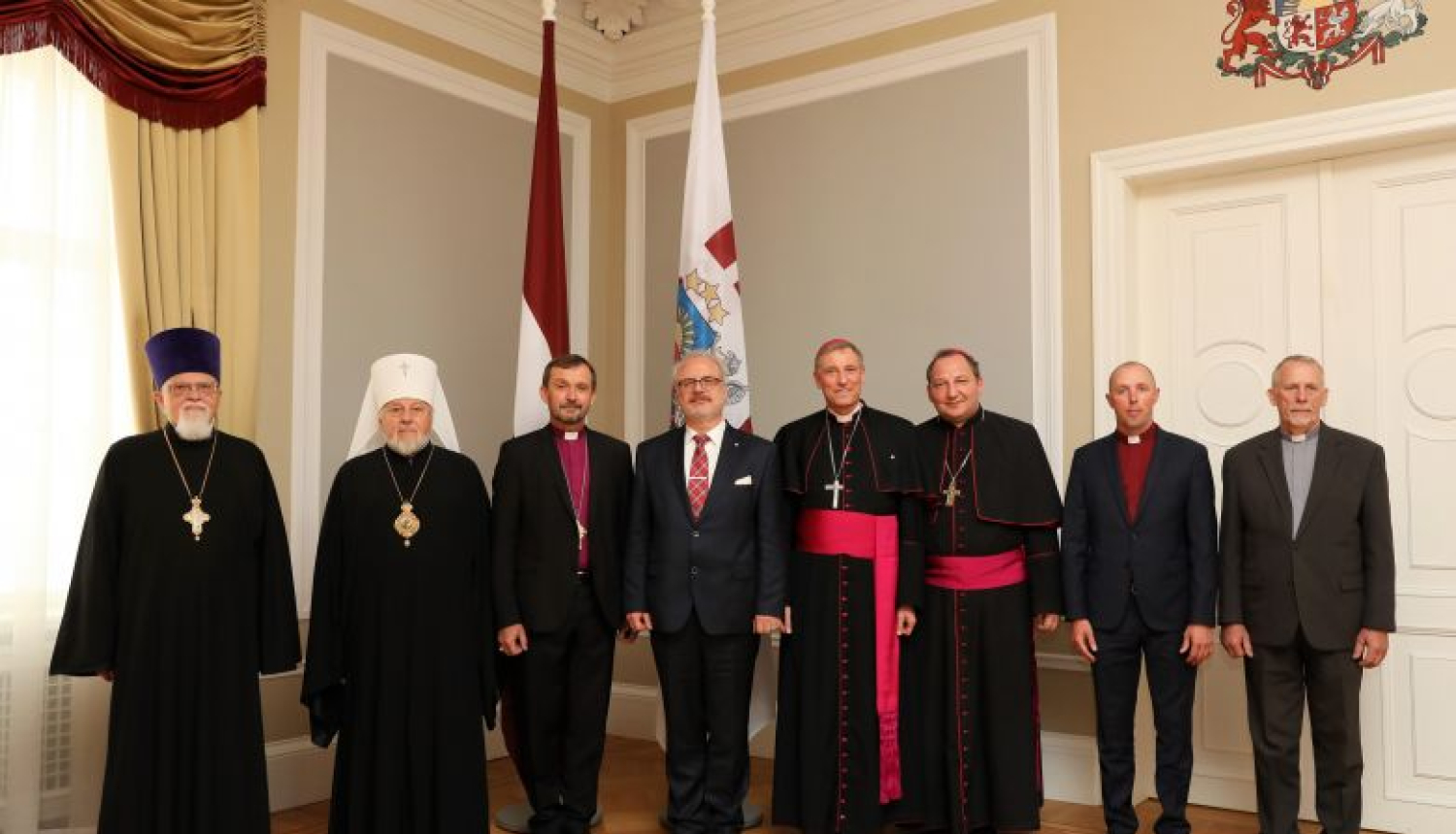 Valsts prezidenta sarunā ar Latvijas lielāko baznīcu vadītājiem uzsver solidaritāti sabiedrībā