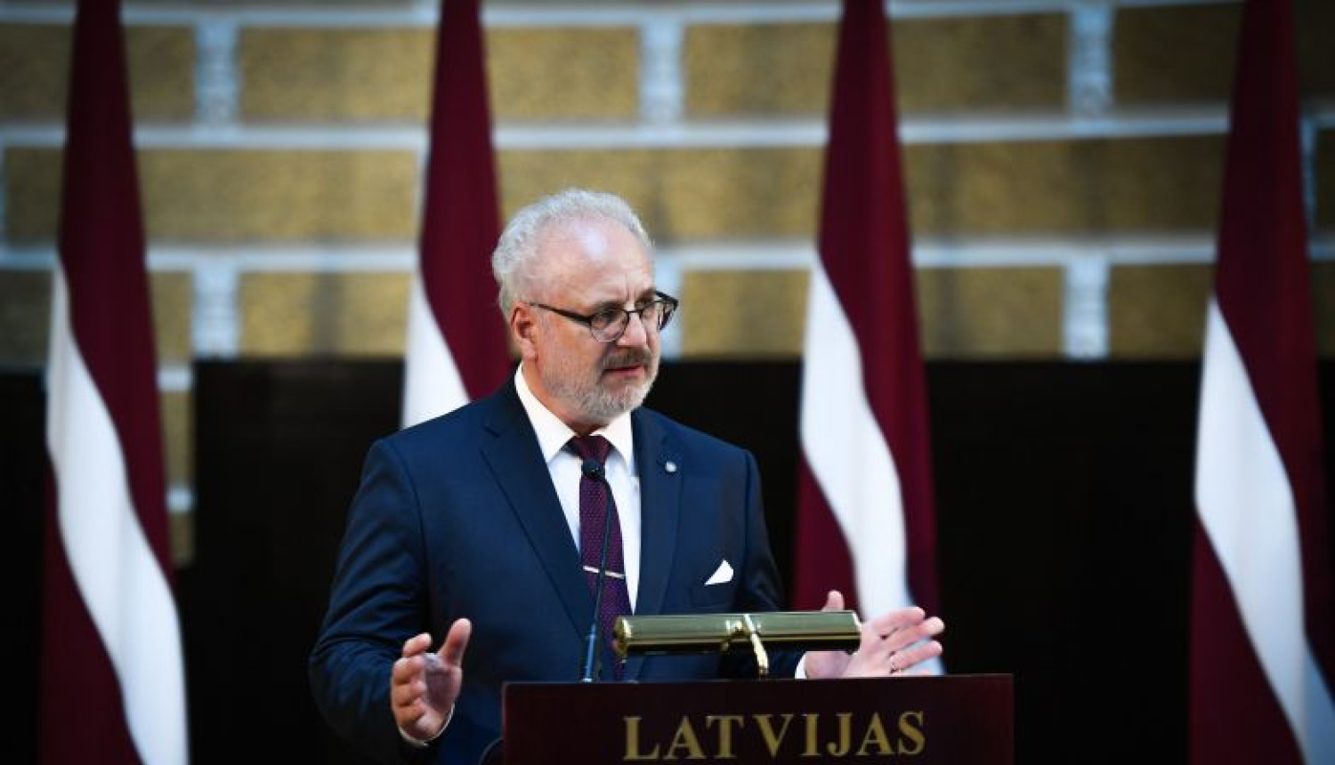 Valsts prezidenta Egila Levita uzruna ārlietu dienesta simtgades svinībās