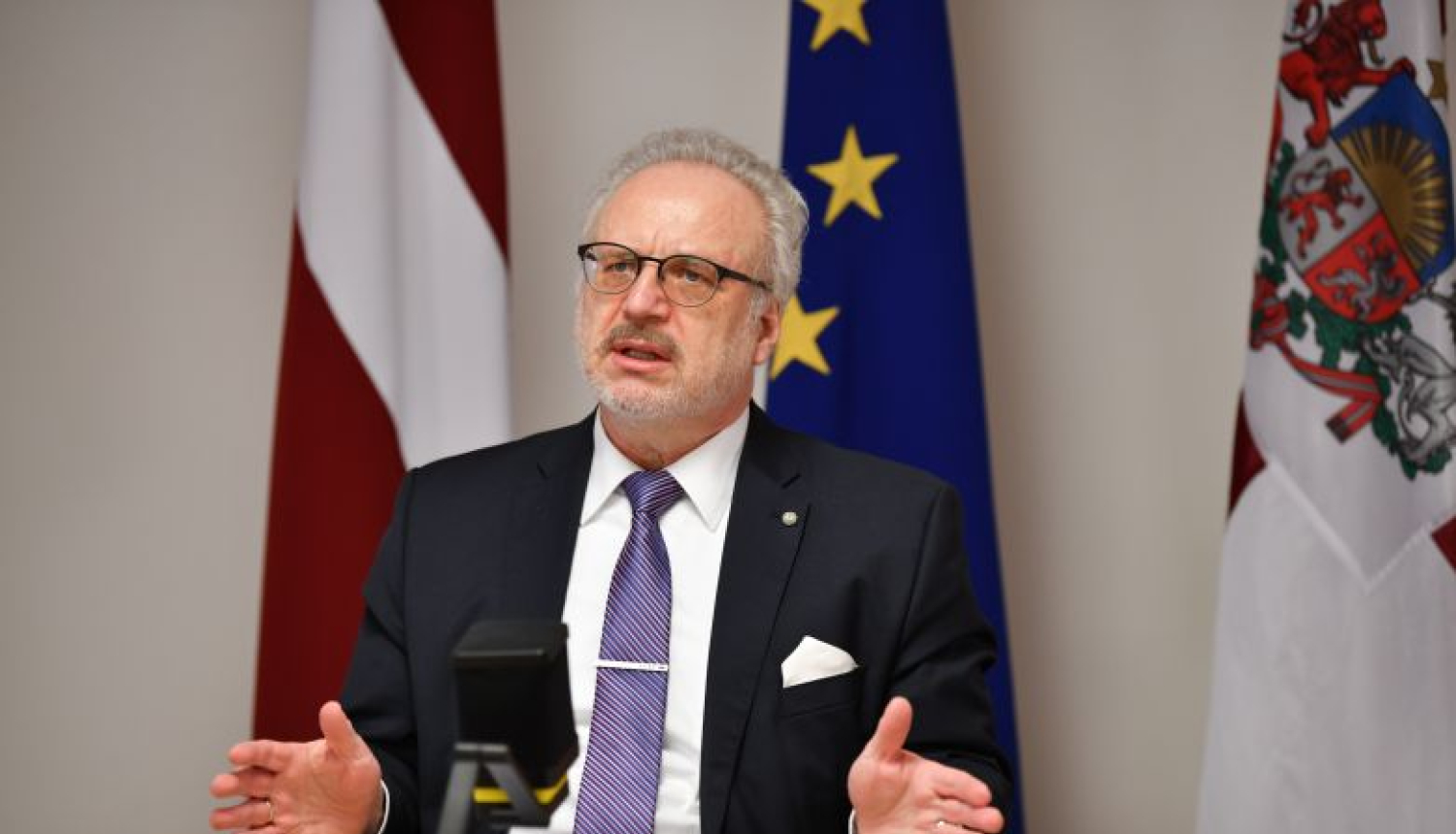 Valsts prezidenta Egila Levita uzruna Barikāžu 30. gadadienai veltītajā tiešsaistes konferencē “X stunda. Barikādēm 30”