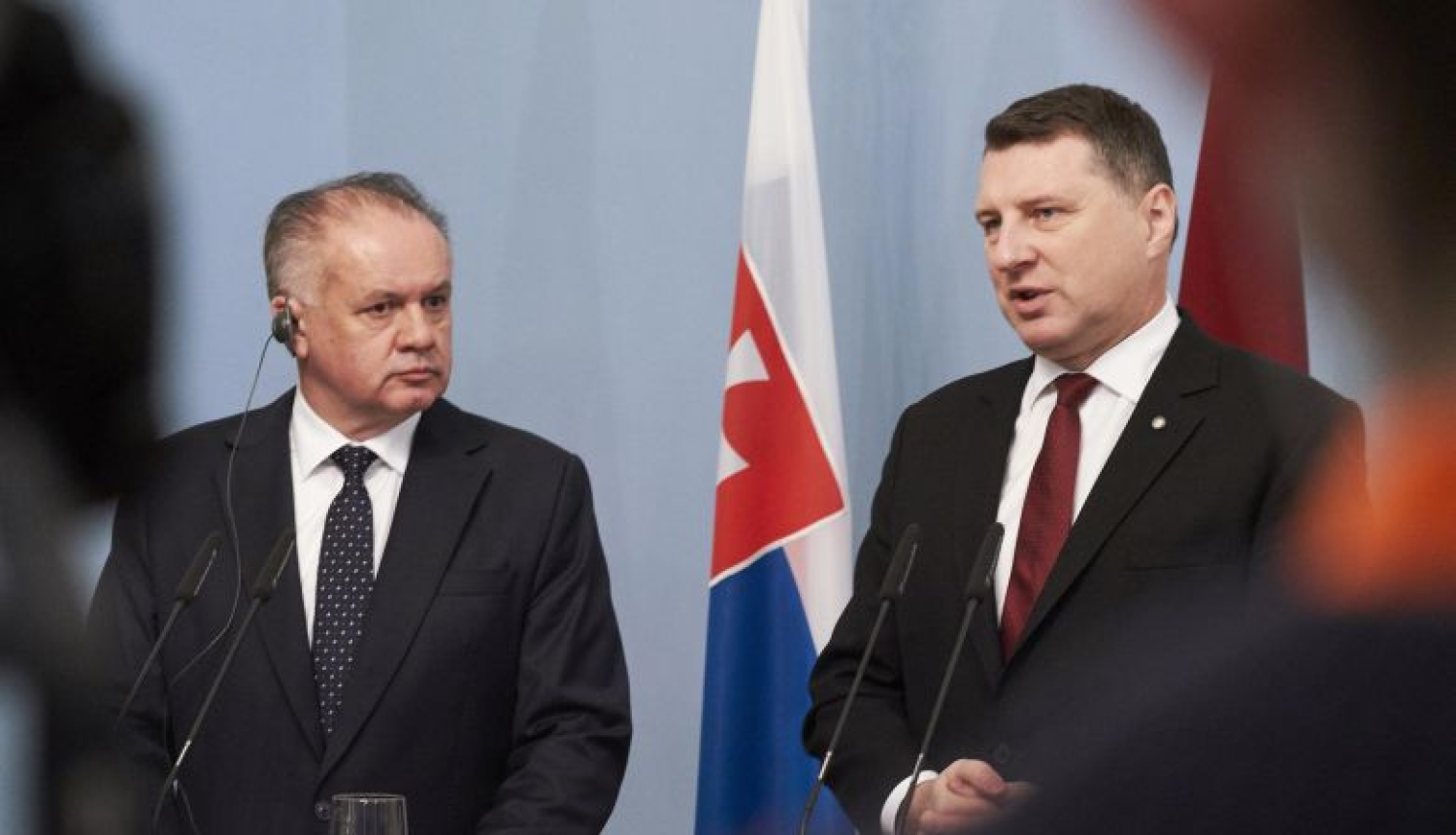 Valsts prezidenta Raimonda Vējoņa preses paziņojums pēc tikšanās ar Slovākijas prezidentu Andreju Kisku