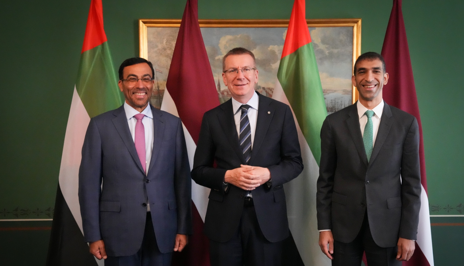 22.05.2024. Valsts prezidenta Edgara Rinkēviča tikšanās ar Apvienoto Arābu Emirātu valsts ministriem