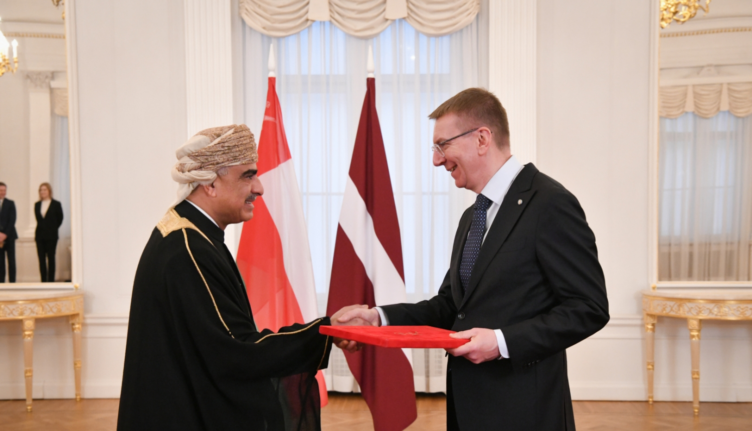 24.01.2024. Ārkārtējo un pilnvaroto ārvalstu vēstnieku akreditācijas