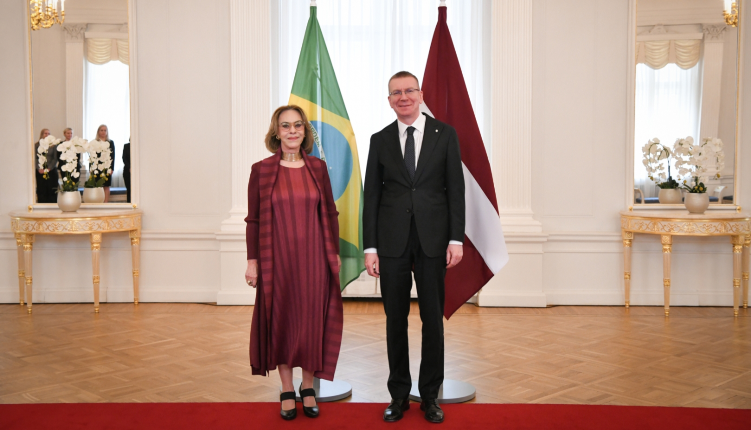 19.03.2024. Ārkārtējo un pilnvaroto ārvalstu vēstnieku akreditācijas