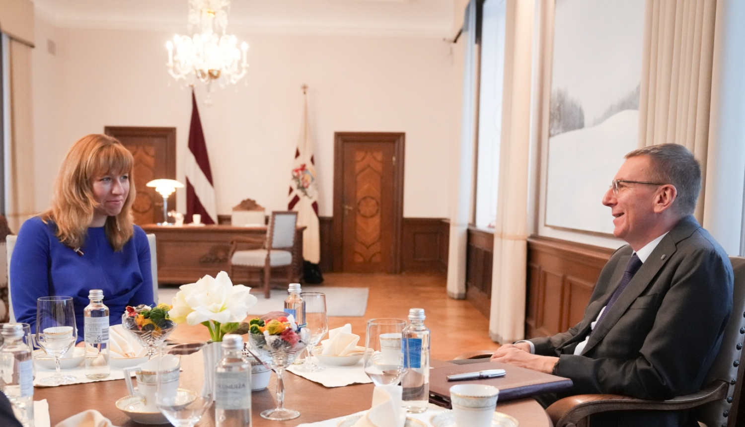 12.11.2024. Valsts prezidenta Edgara Rinkēviča tikšanās ar Datu valsts inspekcijas direktori Jekaterinu Macuku