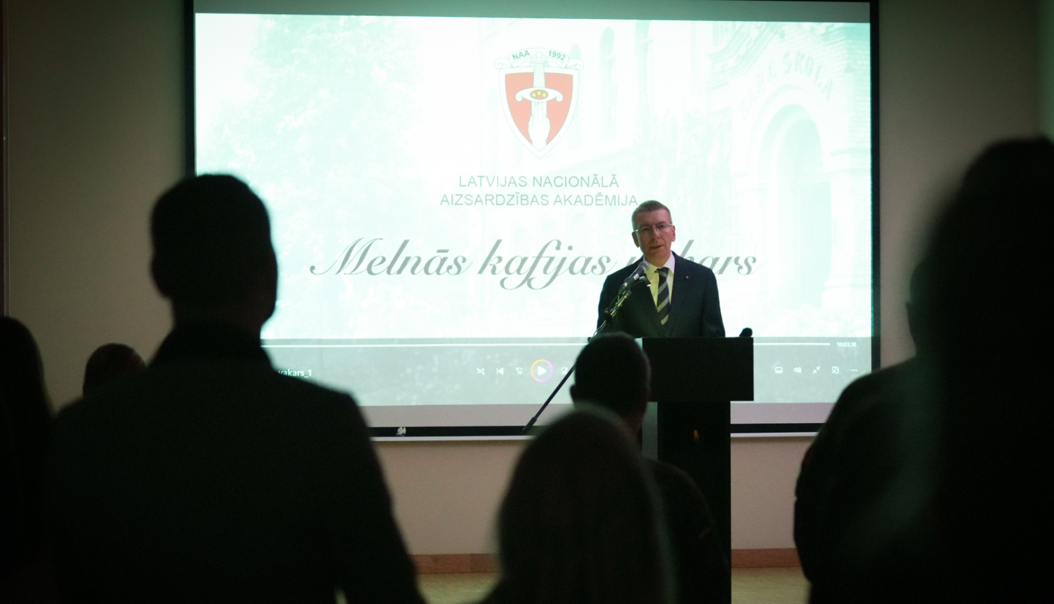 30.11.2024. Valsts prezidenta Edgara Rinkēviča dalība Melnās kafijas vakarā