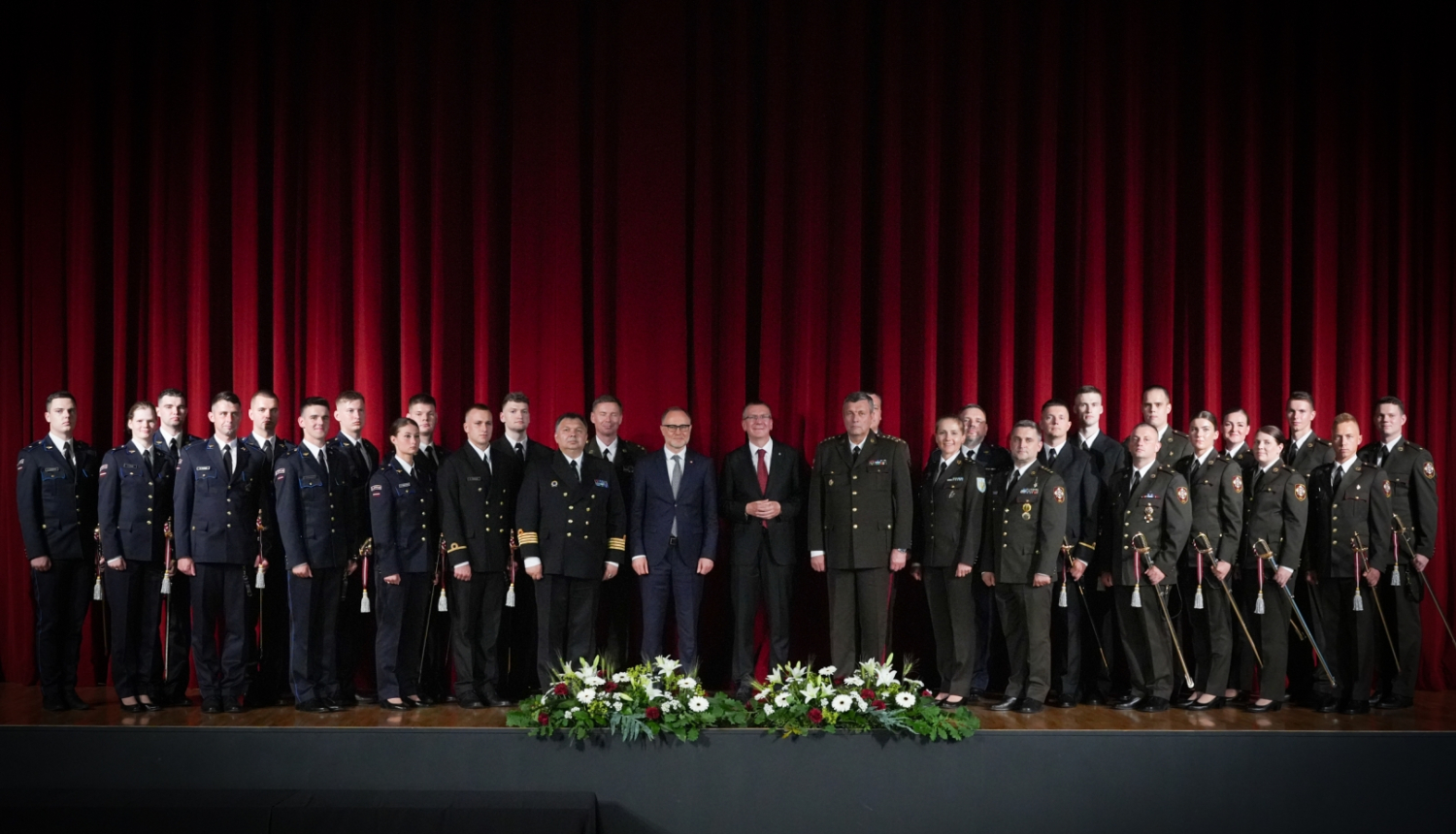 19.06.2024. Valsts prezidenta Edgara Rinkēviča dalība Latvijas Nacionālās aizsardzības akadēmijas virsnieku izlaidumā