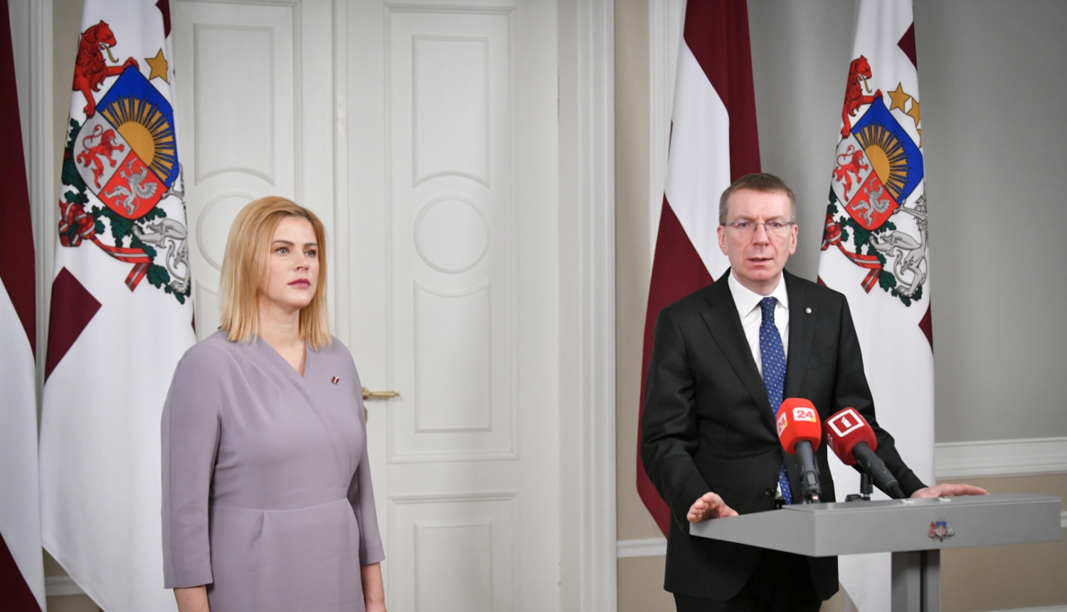 31.01.2024. Valsts prezidenta Edgara Rinkēviča tikšanās ar Ministru prezidenti Eviku Siliņu