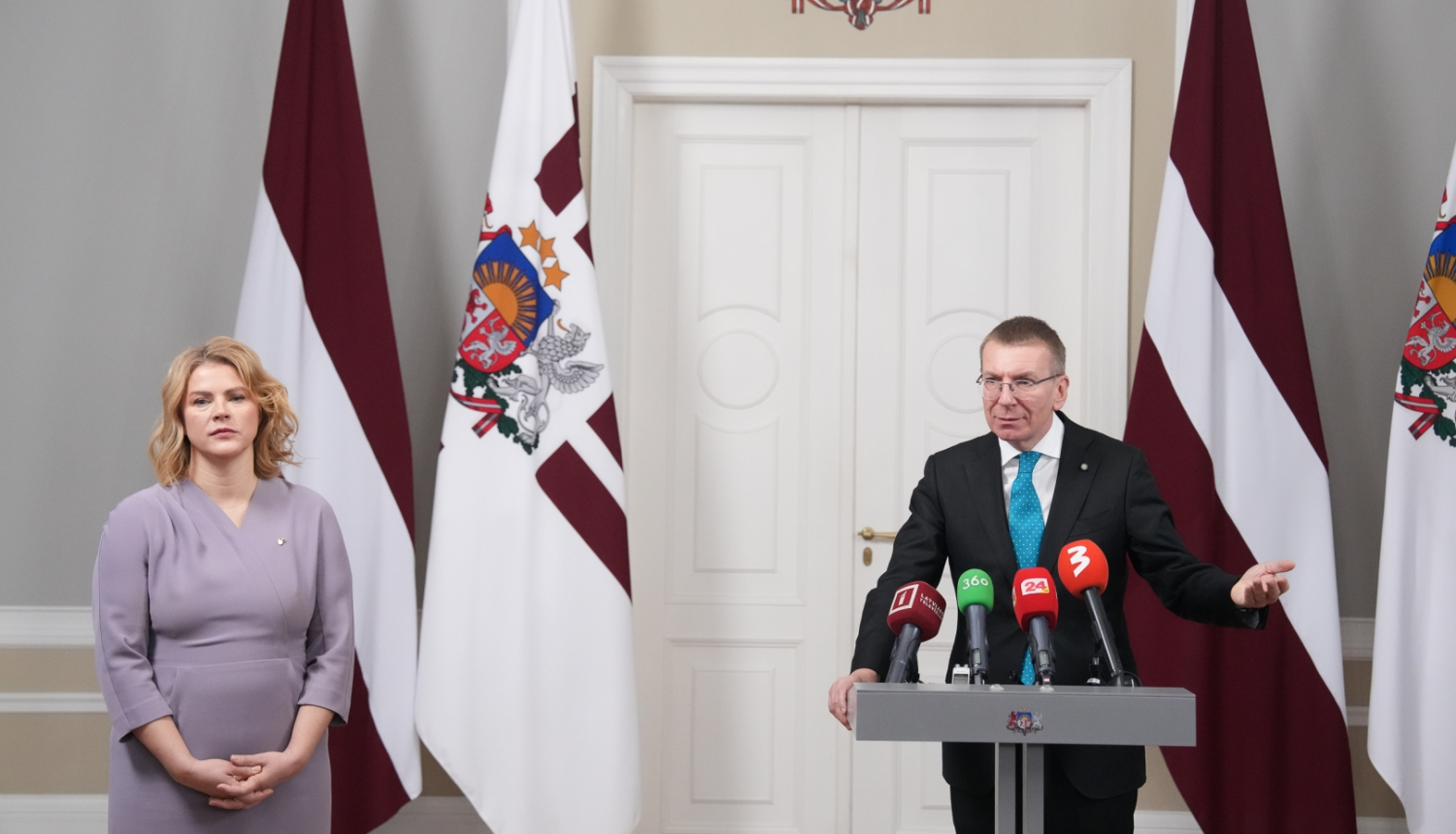 11.12.2024. Valsts prezidenta Edgara Rinkēviča tikšanās ar Ministru prezidenti Eviku Siliņu