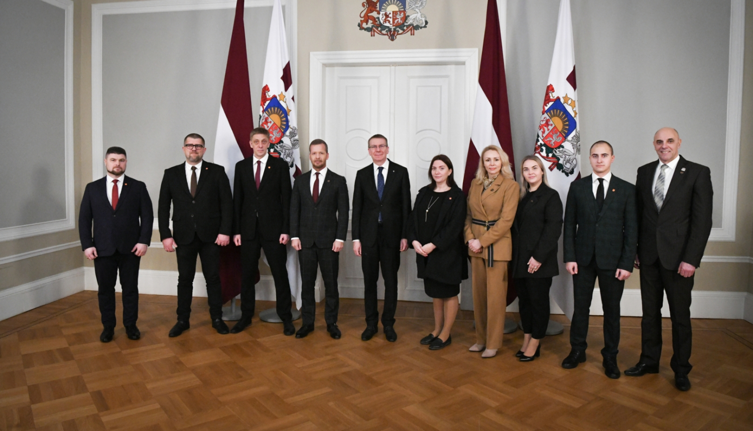 31.01.2024. Valsts prezidenta Edgara Rinkēviča tikšanās ar Saeimas frakcijas “Stabilitātei!” pārstāvjiem