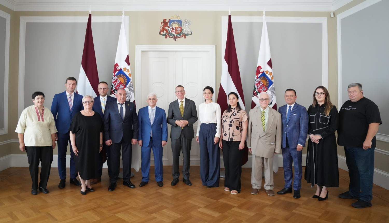 Valsts prezidenta Edgara Rinkēviča tikšanās ar Latvijā dzīvojošu dažādu tautību kultūras biedrību un savienību pārstāvjiem