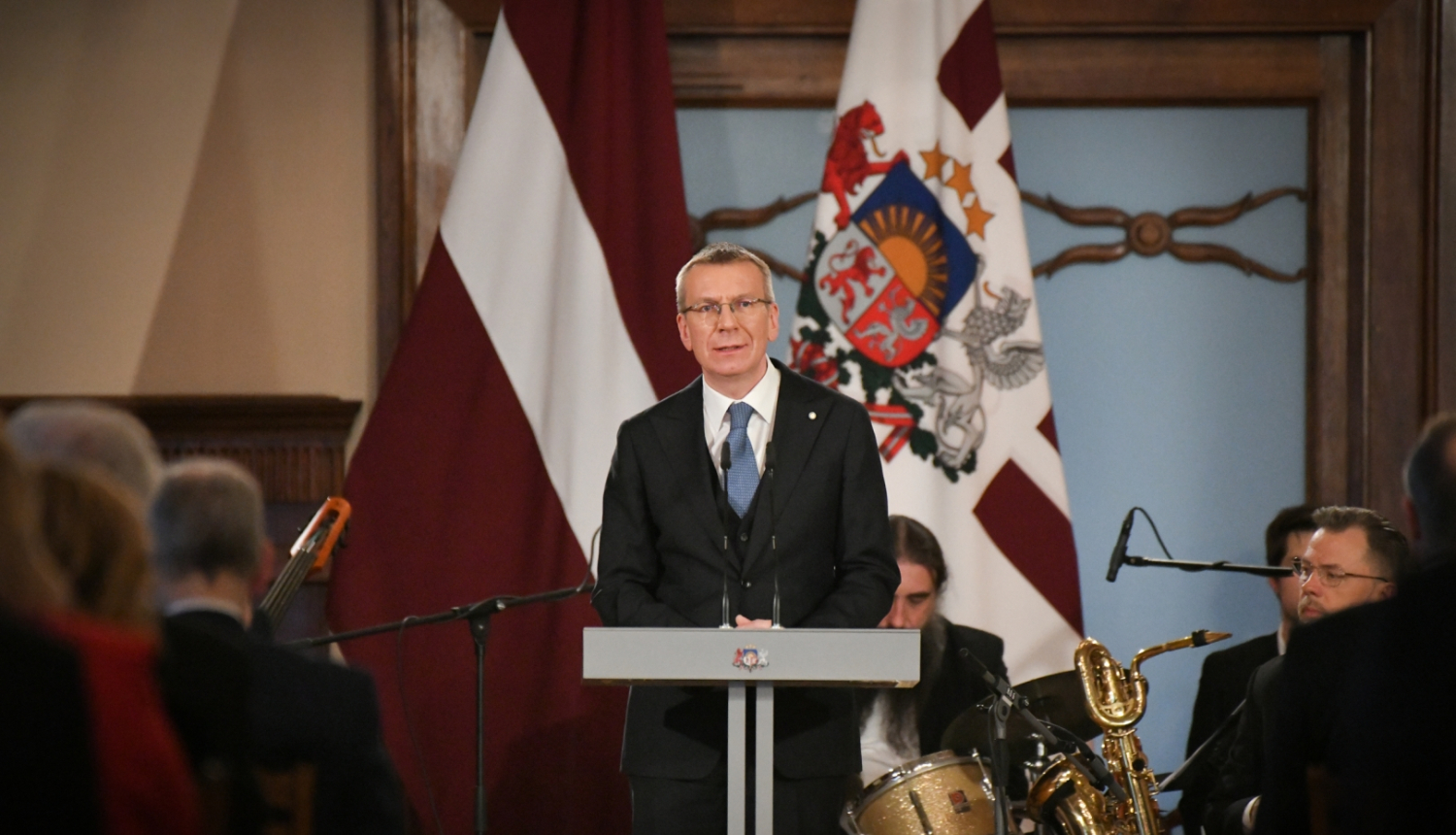 04.05.2024. Valsts prezidenta E. Rinkēviča uzruna koncertā "“Mūzika Rīgas pilī. Ilona Bagele un džeza orķestris “Mirāža”” 