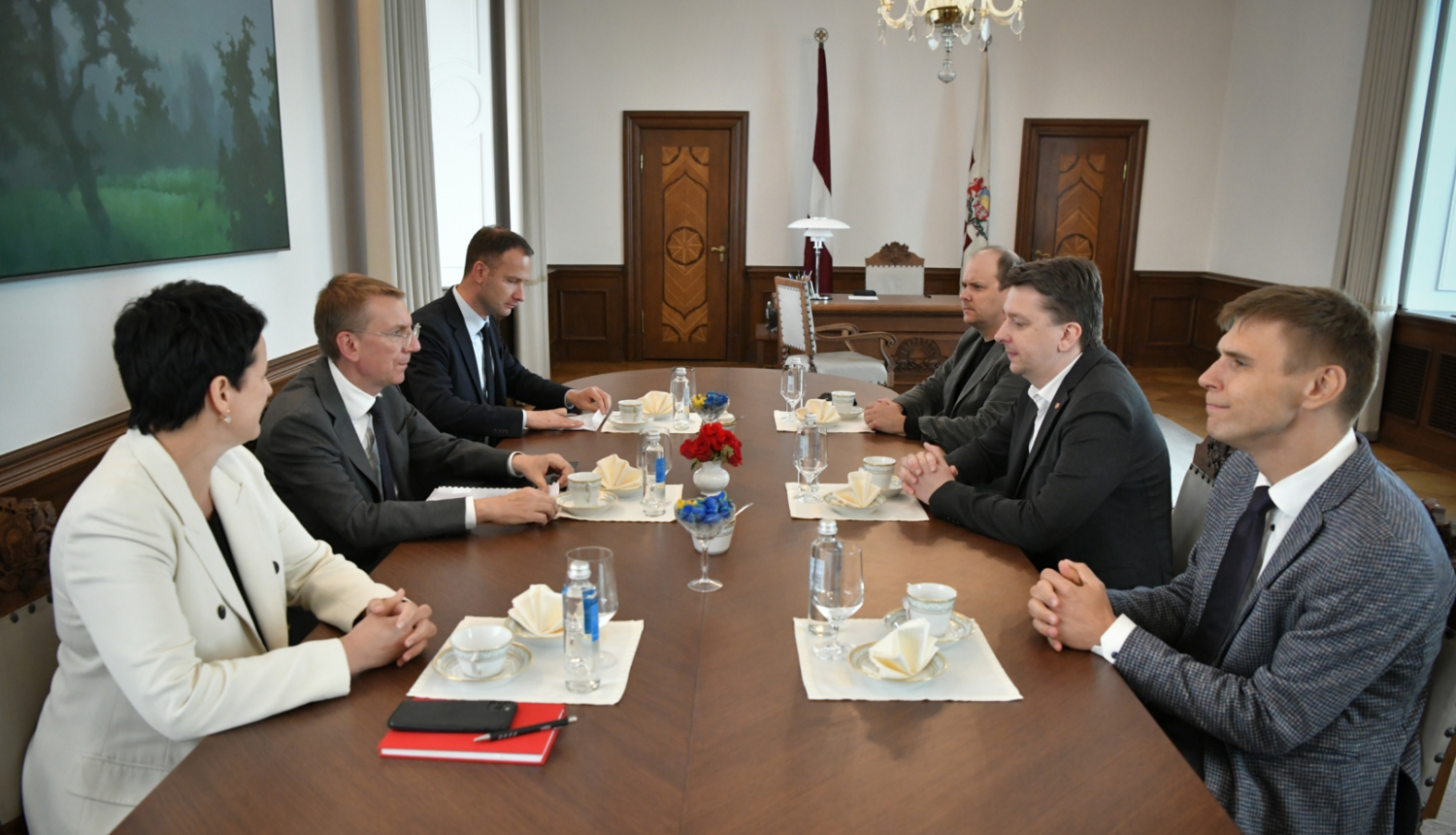 08.09.2023. Valsts prezidenta Edgara Rinkēviča tikšanās ar Vēstures izpētes un popularizēšanas biedrības pārstāvjiem