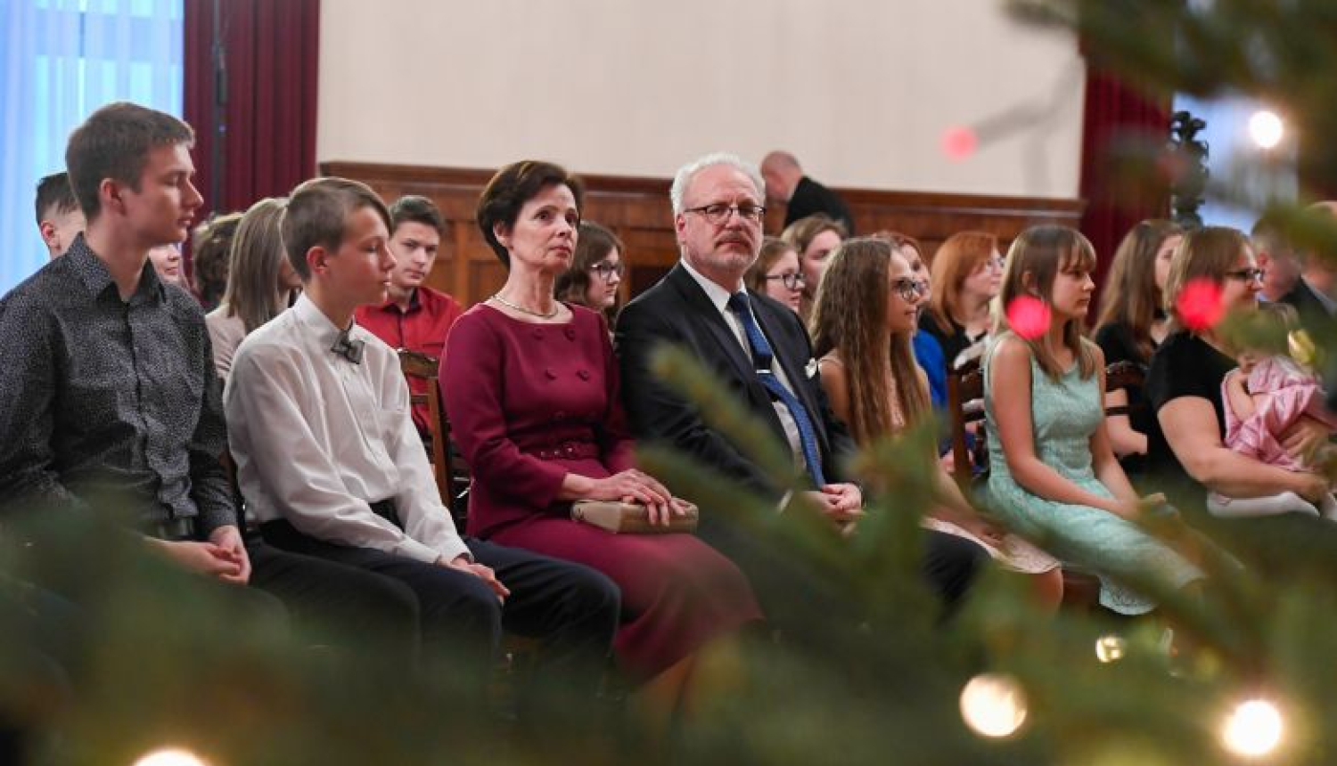 Valsts prezidenta Egila Levita un Andras Levites sveiciens svētkos