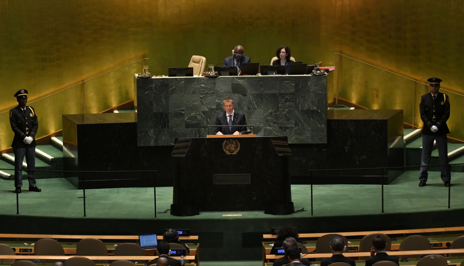 Valsts prezidenta Edgara Rinkēviča uzruna Apvienoto Nāciju Organizācijas Ģenerālās asamblejas 78. sesijā Ņujorkā