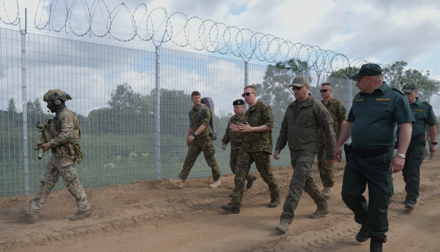 18.06.2024. Valsts prezidents Edgars Rinkēvičs apmeklē Latvijas austrumu robežu un Valsts robežsardzes struktūrvienības
