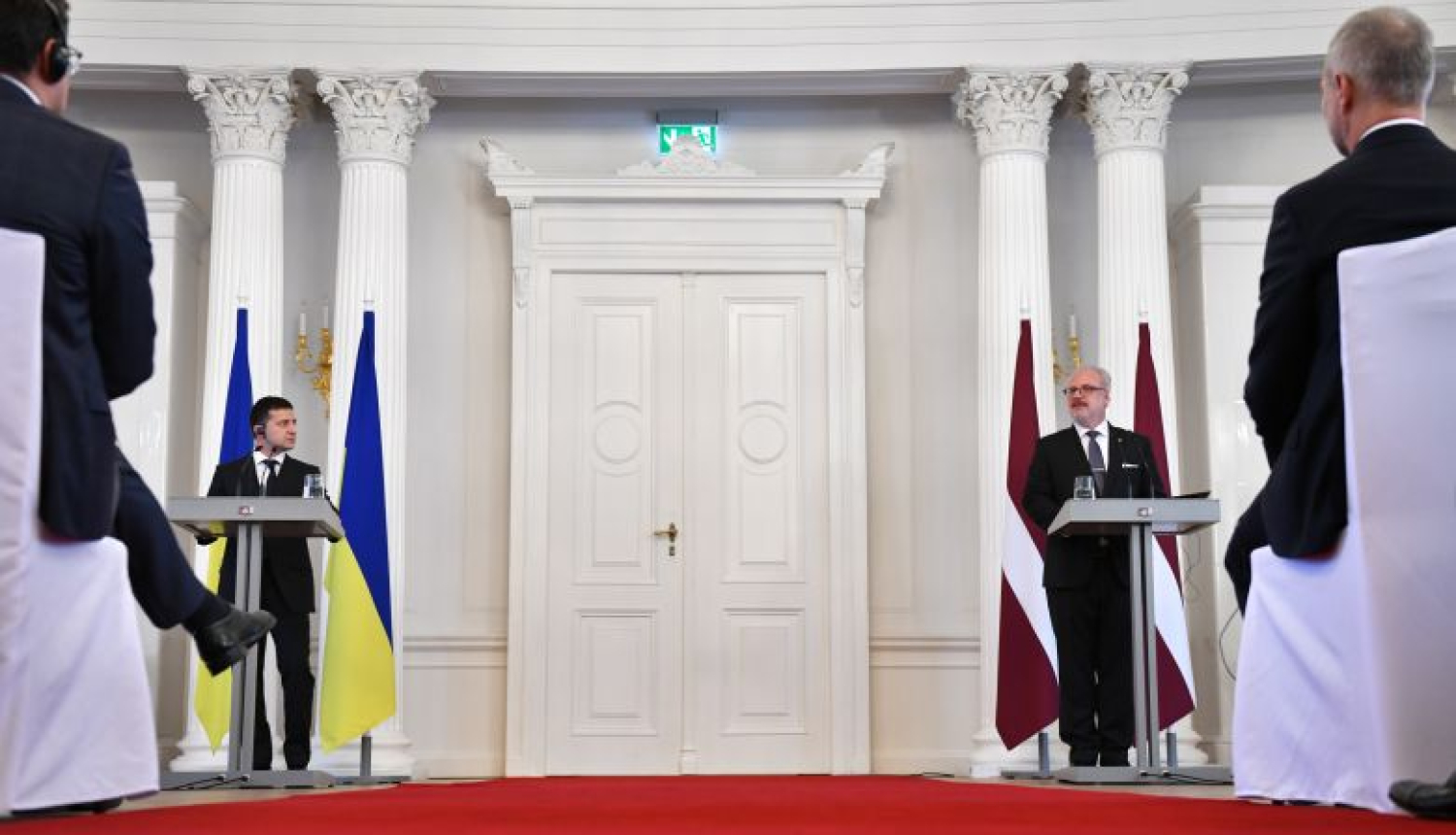 Latvijas Valsts prezidenta uzruna preses konferencē Ukrainas prezidenta oficiālās vizītes laikā Latvijā
