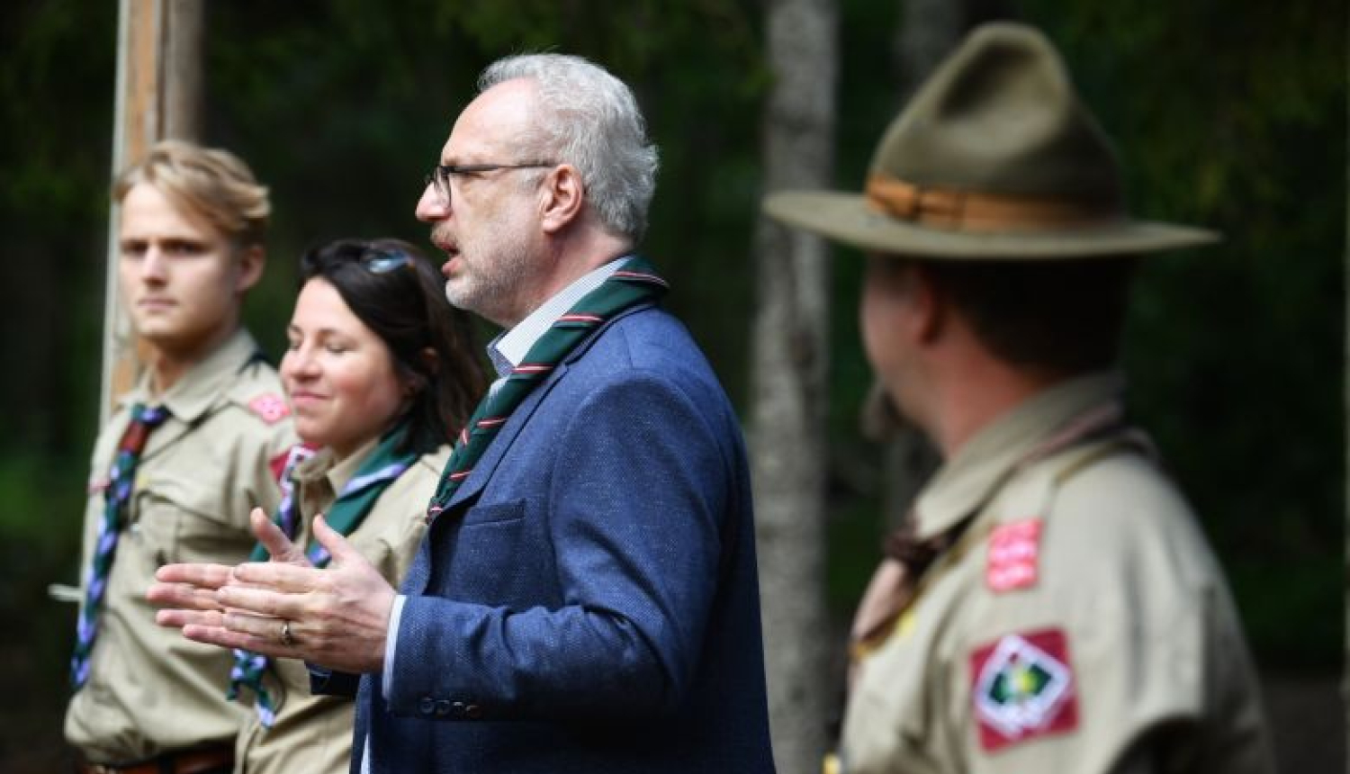 Valsts prezidents kļuvis par Latvijas skautu un gaidu goda prezidentu