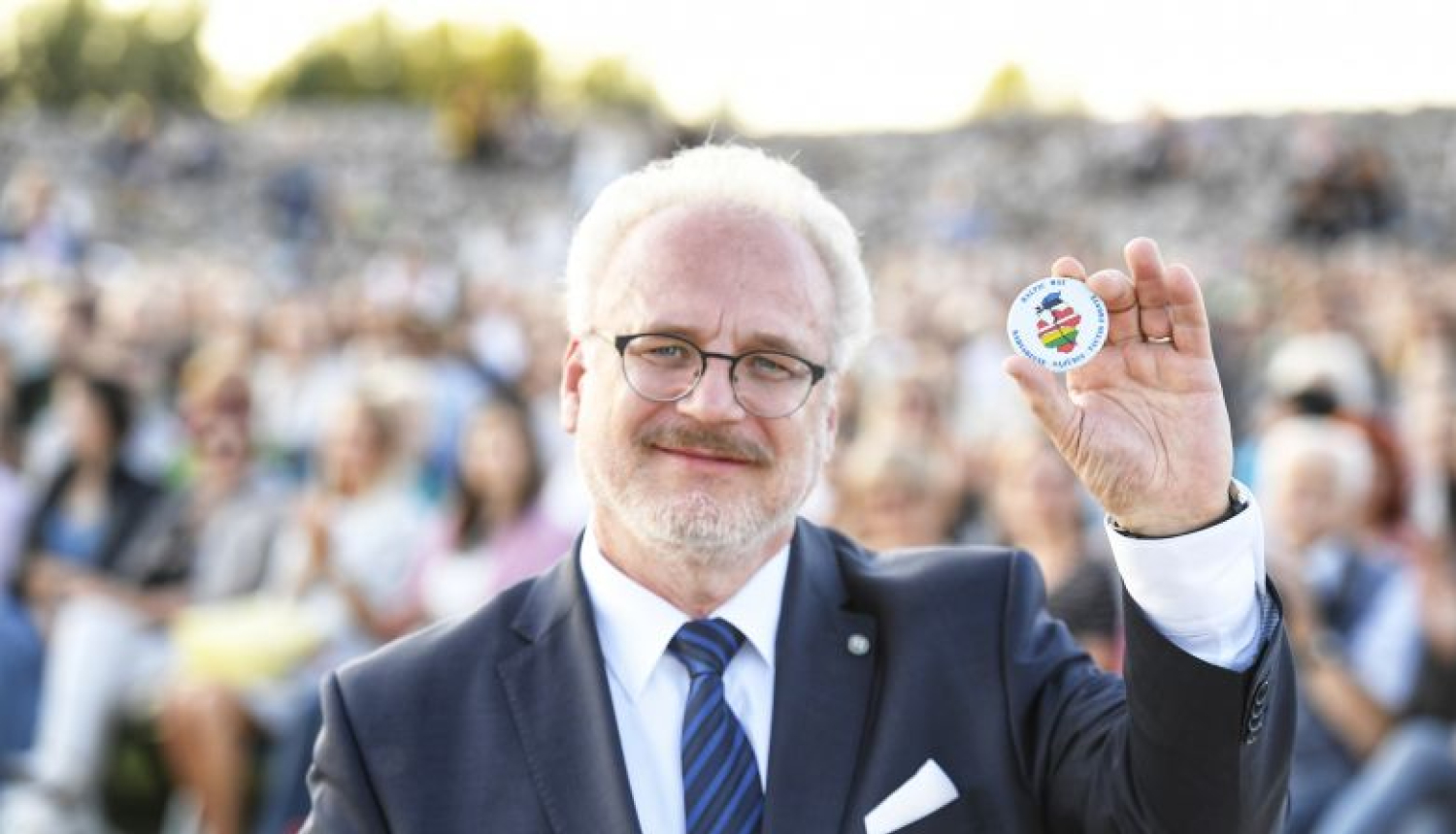 Valsts prezidenta uzruna Likteņdārzā koncerta “Saule. Pērkons. Daugava” apmeklējumā