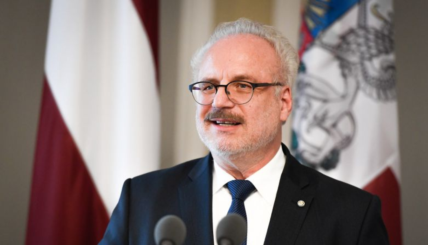 Valsts prezidenta Egila Levita uzruna tiekoties ar Latvijā rezidējošajiem ārvalstu vēstniekiem