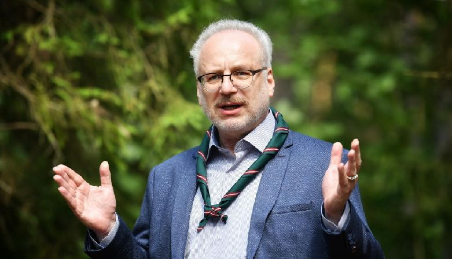 Valsts prezidenta Egila Levita uzruna Latvijas Skautu un gaidu centrālās organizācijas 30 gadu jubilejas pasākumā