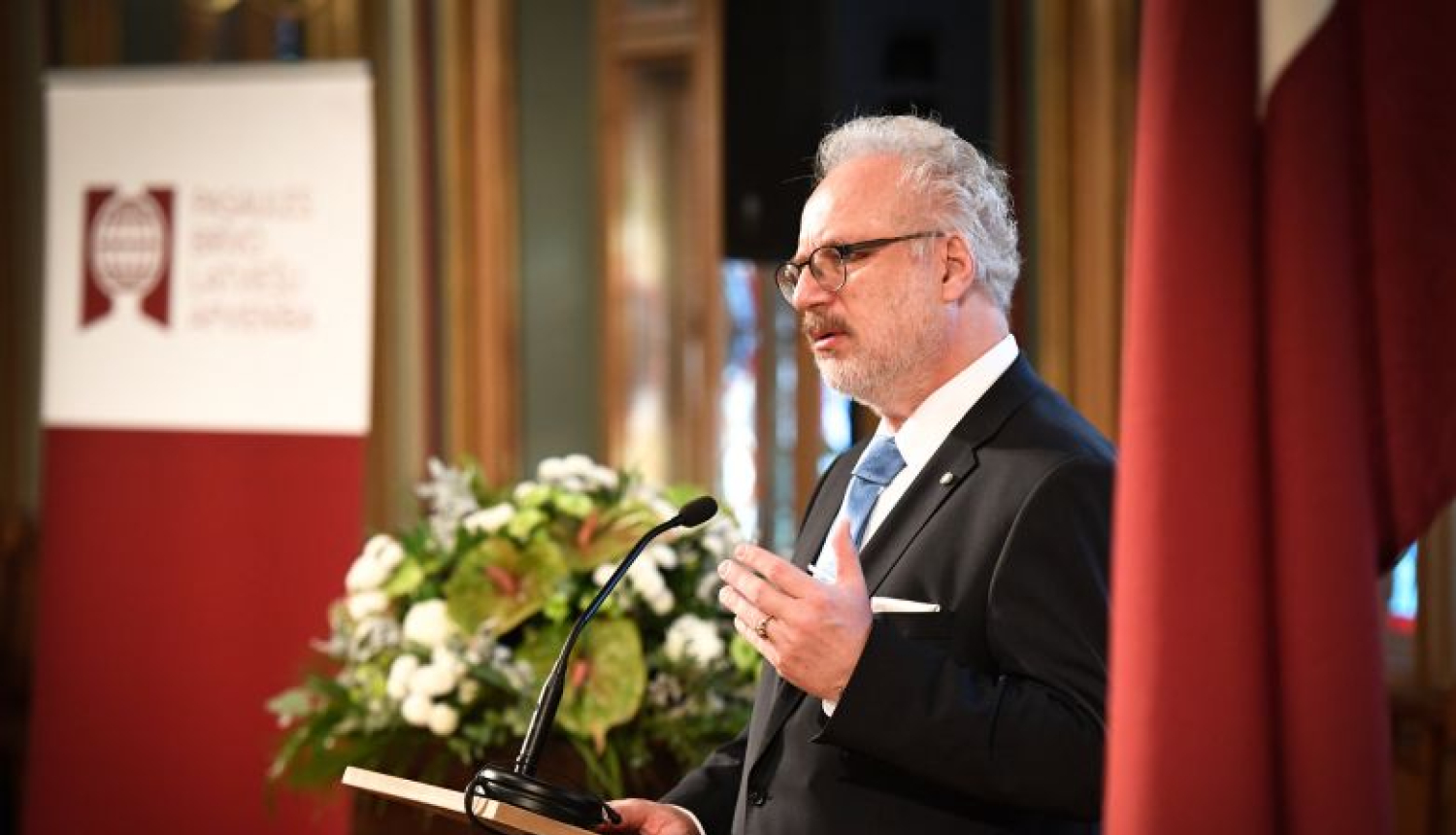 Valsts prezidenta Egila Levita uzruna Pasaules Brīvo latviešu apvienības gadskārtējās valdes sēdes atklāšanā