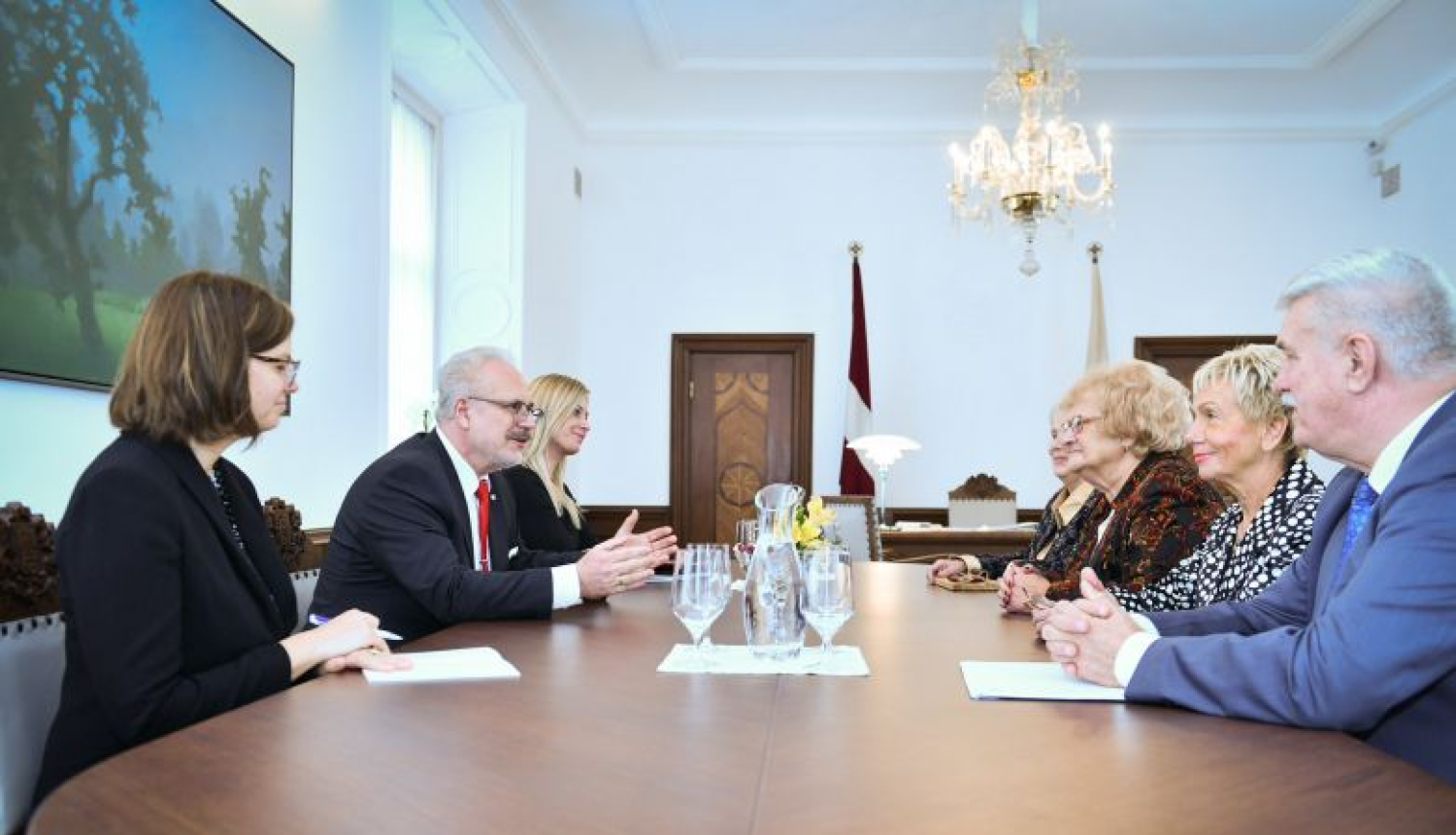 Valsts prezidents un Latvijas Pensionāru federācija: seniori dod lielu ieguldījumu Latvijas dzīvē