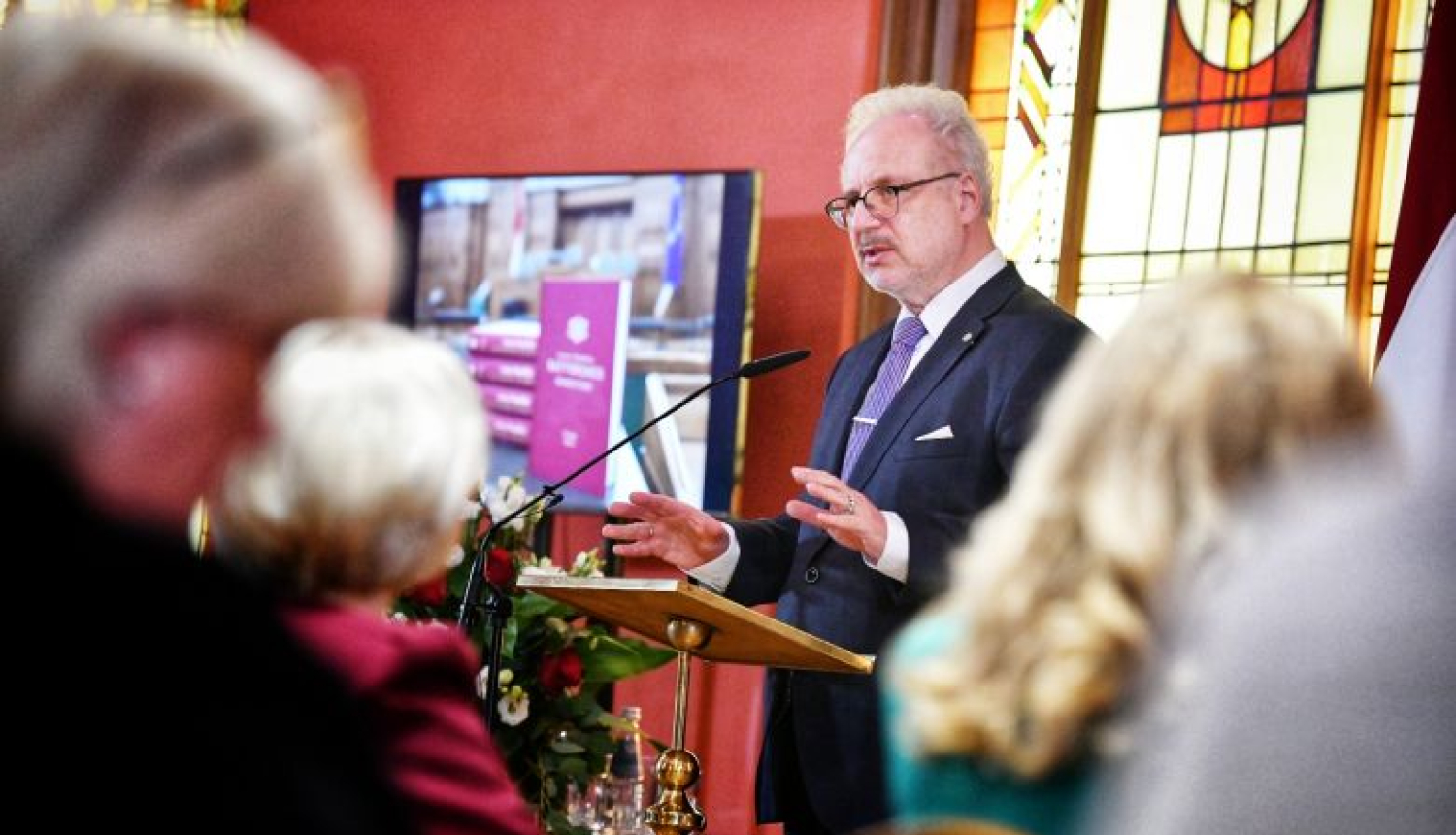 Valsts prezidenta Egila Levita uzruna izdevuma “Latvijas Republikas Satversmes komentāri. II nodaļa “Saeima”” svinīgajā atvēršanas pasākumā