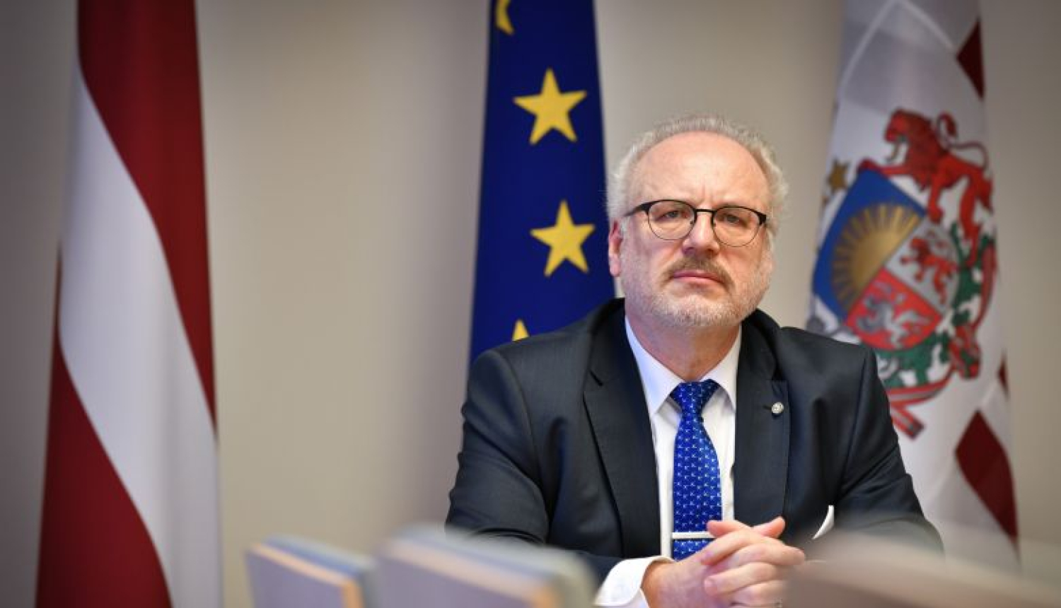 Valsts prezidenta Egila Levita uzruna Saeimas Cilvēktiesību un sabiedrisko lietu komisijas Latgales apakškomisijas sēdē, atzīmējot Latgales kongresa dienu