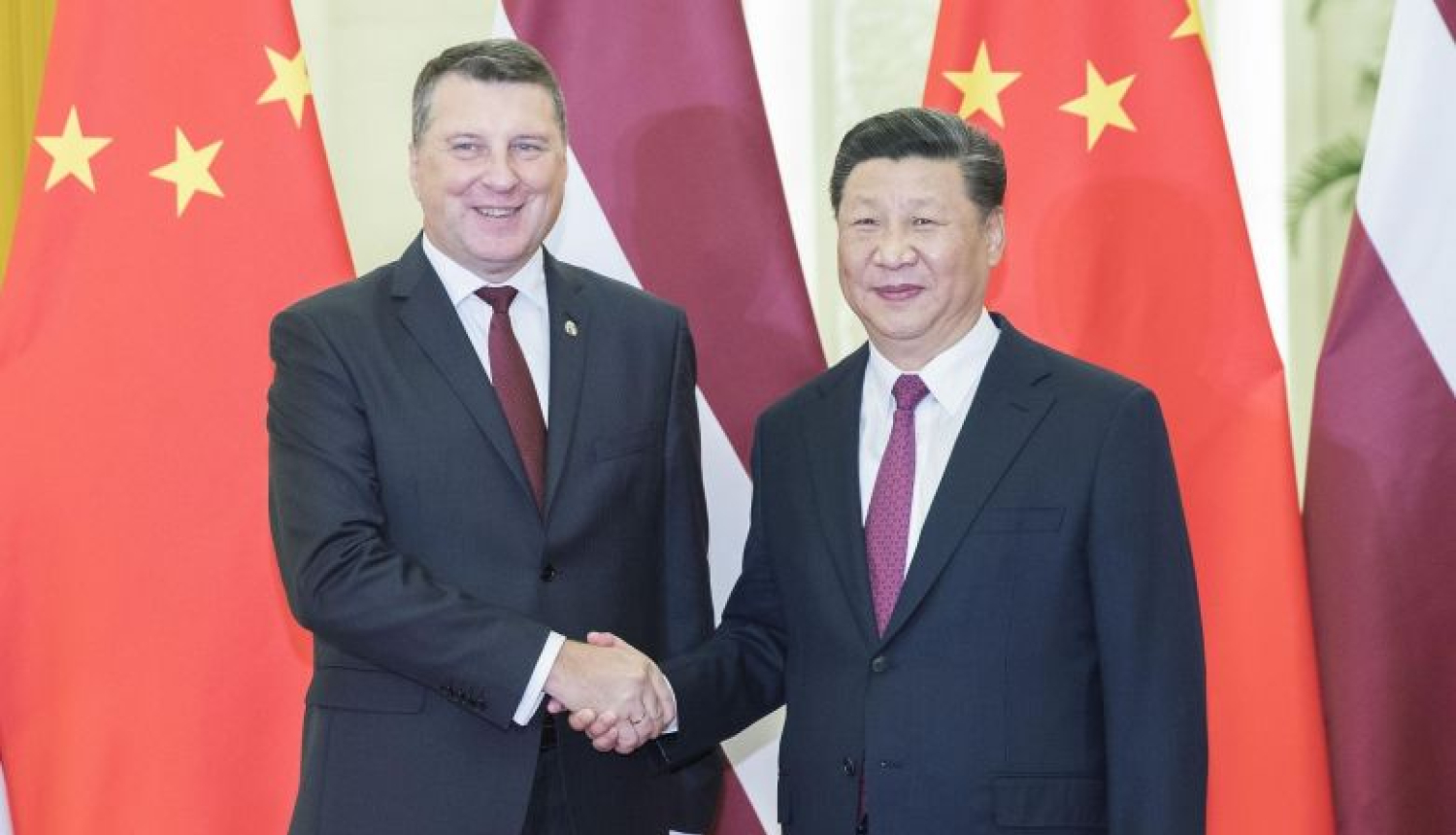 Valsts prezidents Raimonds Vējonis tiekas ar Ķīnas prezidentu Sji Dziņpiņu